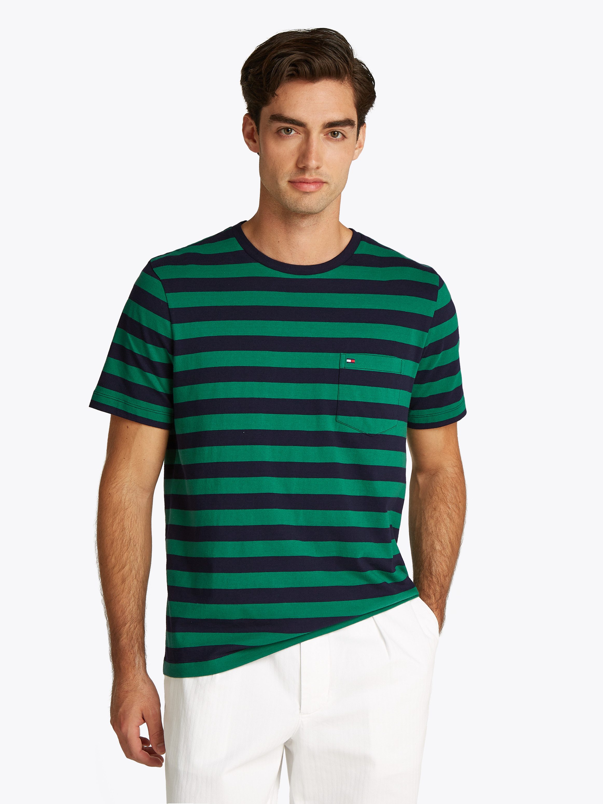 Tommy Hilfiger T-shirt ESSENTIAL SOLID POCKET TEE heren t-shirts maat XXL multicolor