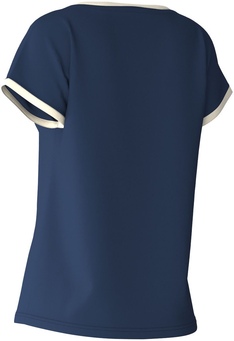 JOOP! T-shirt Move met contrasterende ronde halsopening