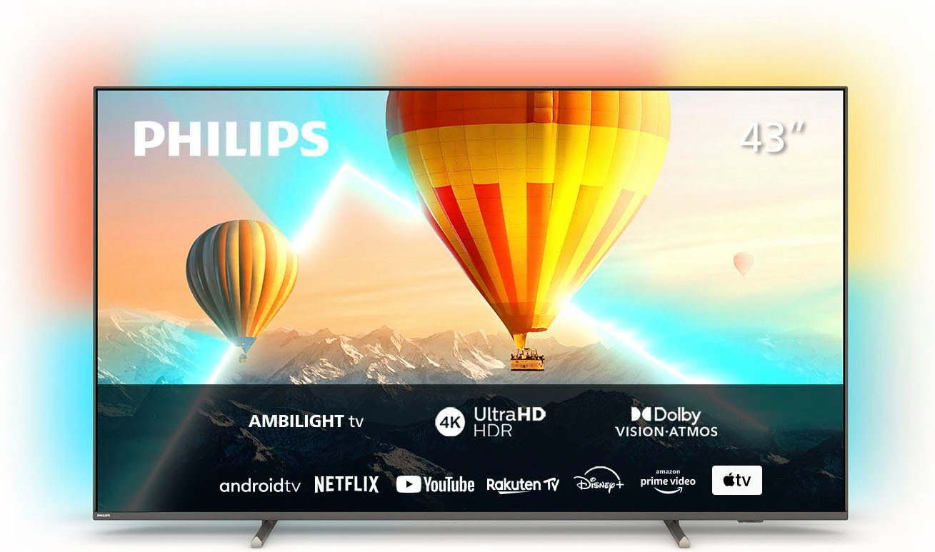 Philips Led-TV 43PUS8107/12, 108 cm / 43 ", 4K Ultra HD, Smart TV - Android TV