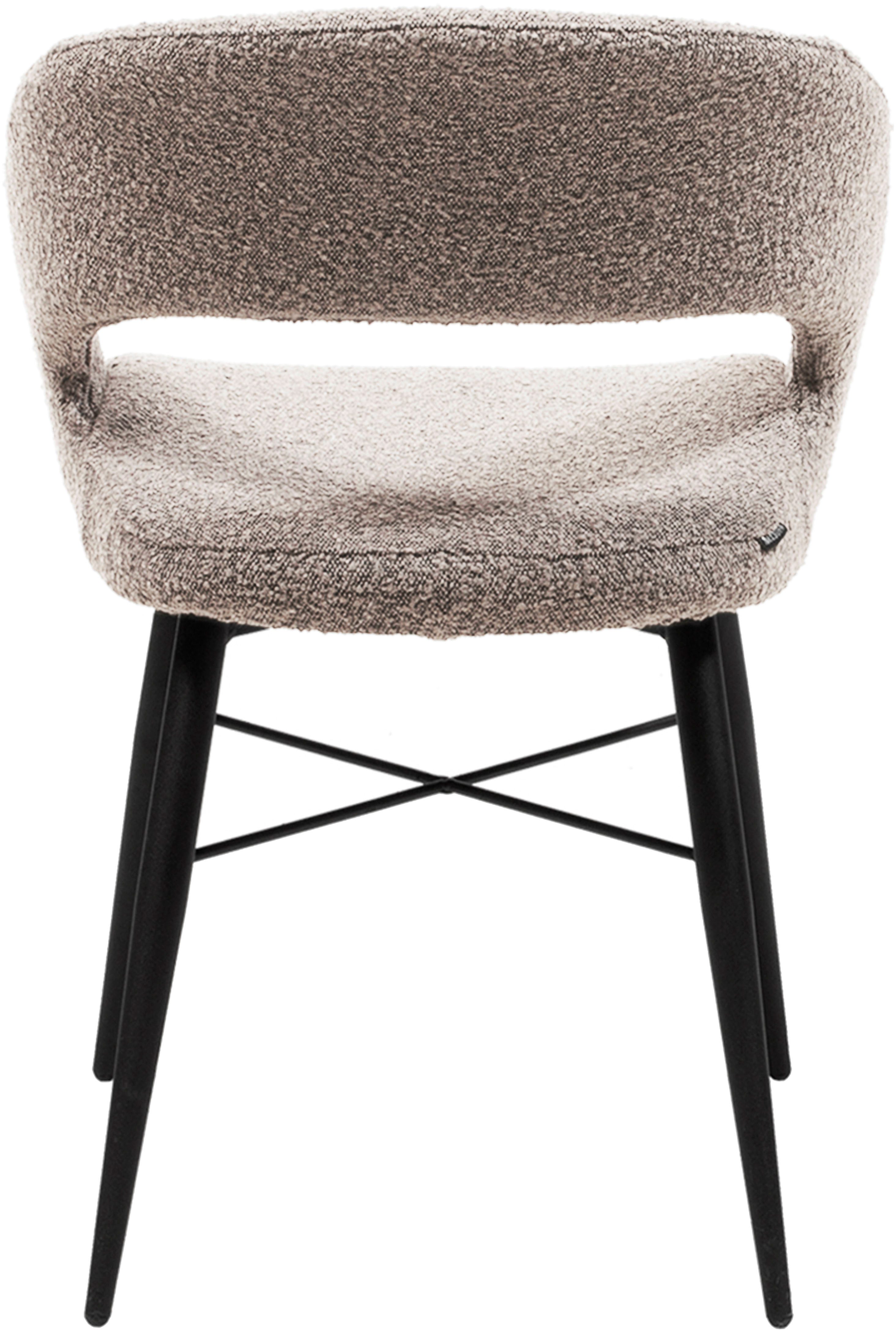 OMG Design Eetkamerstoel Marley met modern cut-out, bouclé bekleding (set)
