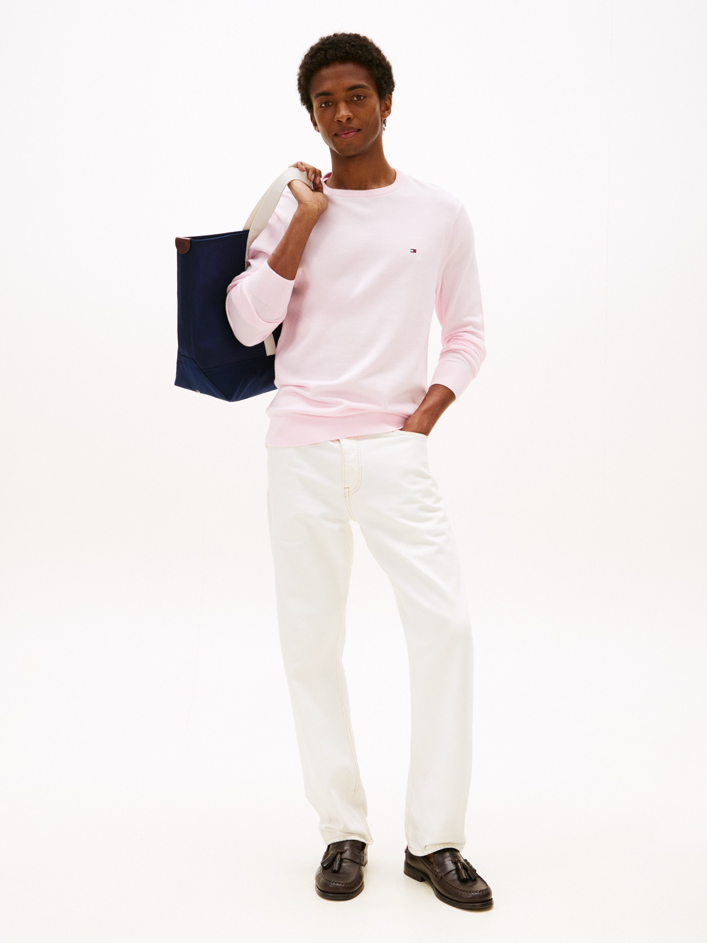 Tommy Hilfiger Trui met ronde hals ESSENTIAL COTTON CREW NECK