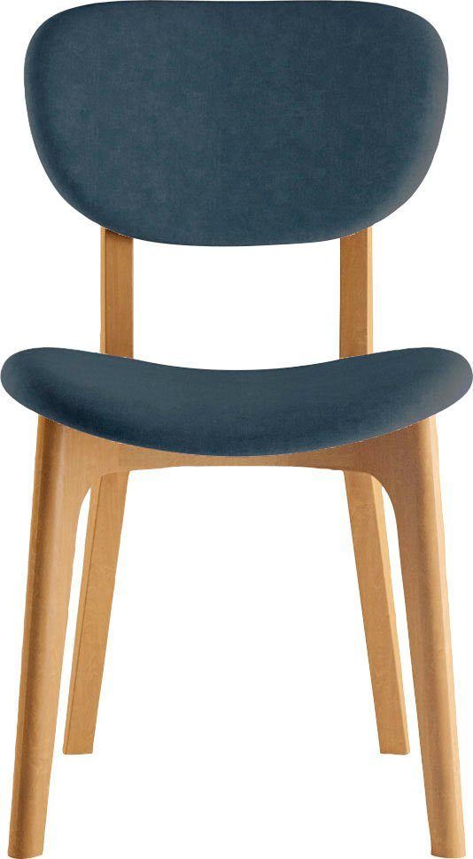 INOSIGN Stoel COZY Made in Italy Frame in beuken, kersen- of notenhout, massief hout, designstoel (set, 2 stuks)