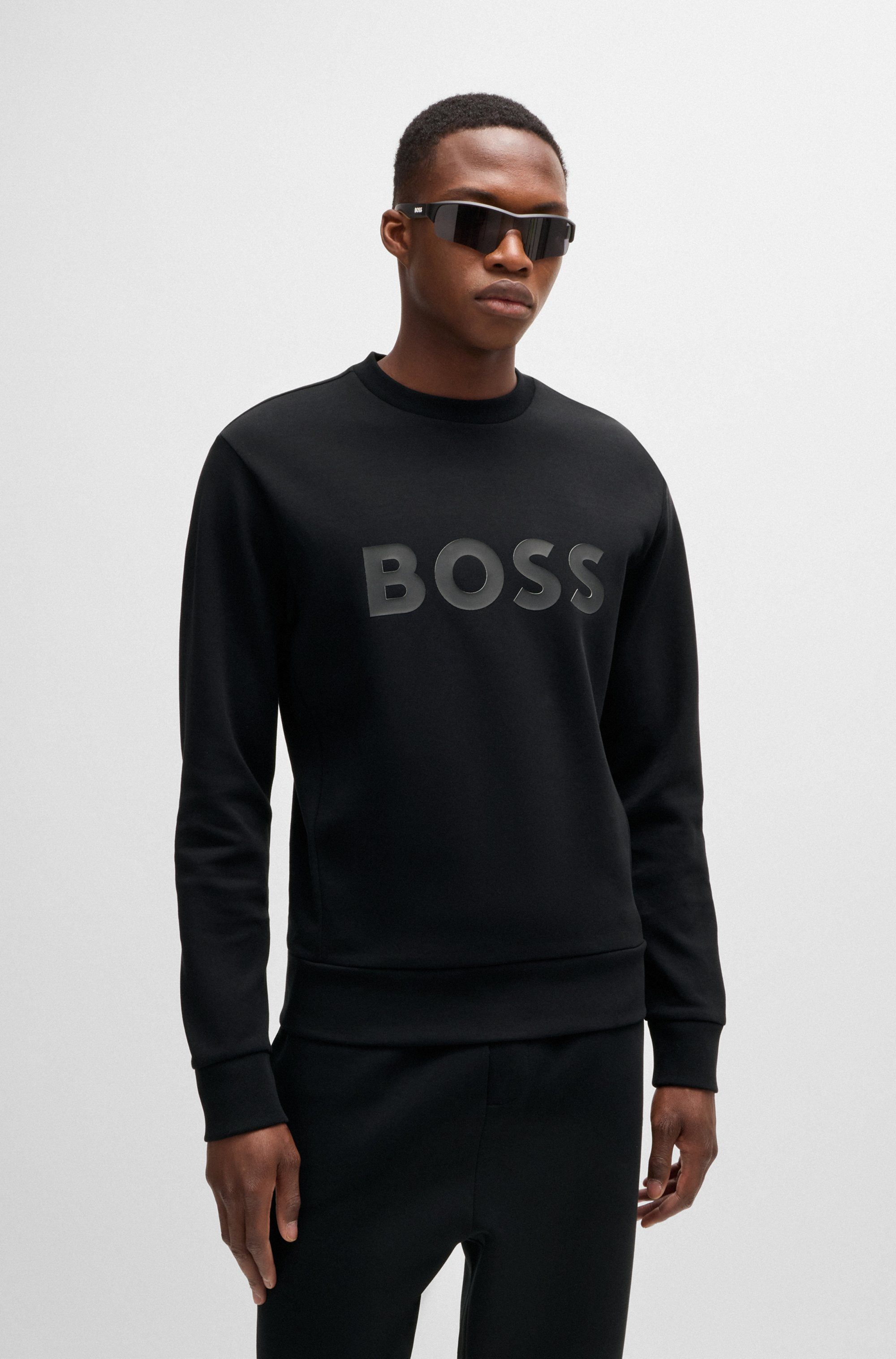 BOSS GREEN Sweatshirt Salbo met logoprint