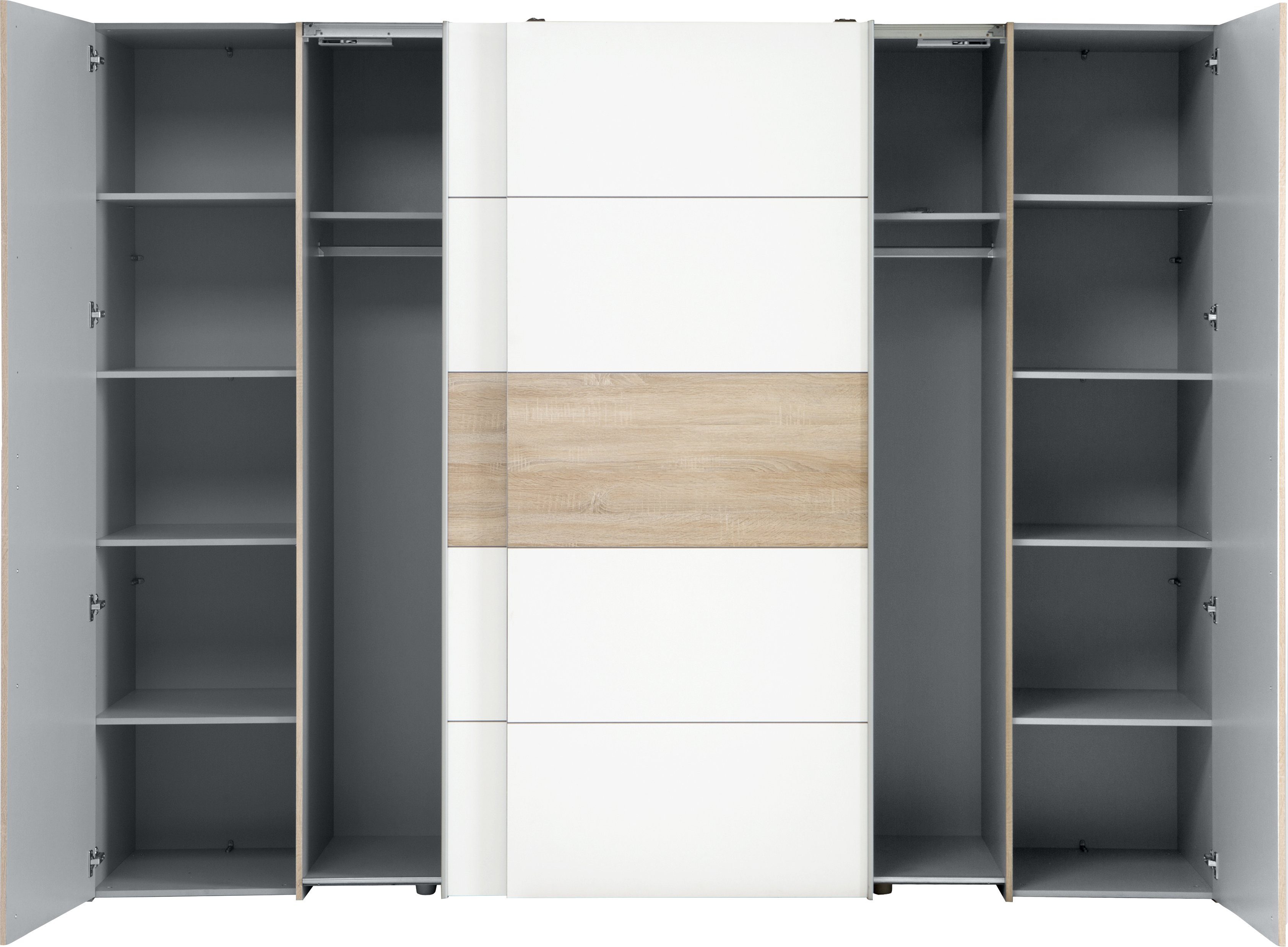 FORTE Draai-/zweefdeurkast Narago, OTTO's Choice, TOPSELLER, middelgrote panelen kleurveranderbaar
