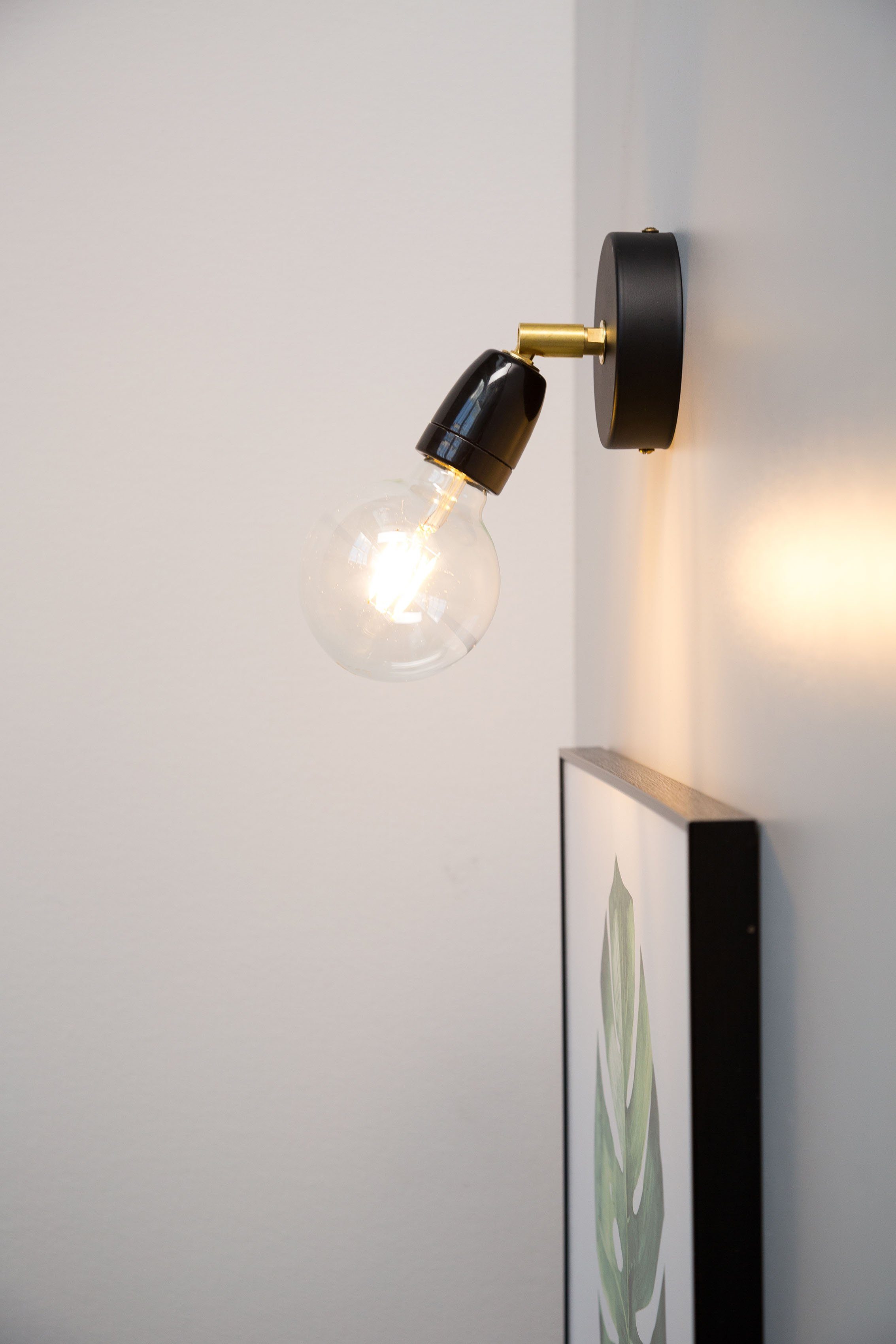 BRITOP LIGHTING Wandlamp Porcia Decoratieve lamp van keramiek, bijpassende LM E27- excl., made in Europe (1 stuk)