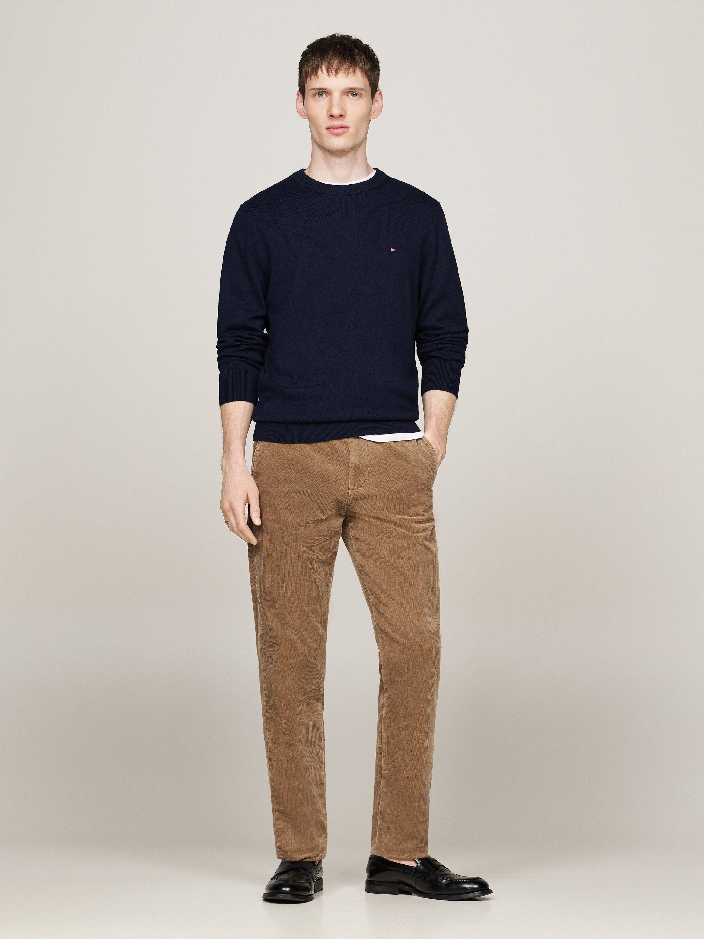 Tommy Hilfiger Trui met ronde hals PIMA ORG CTN CASHMERE CREW NECK