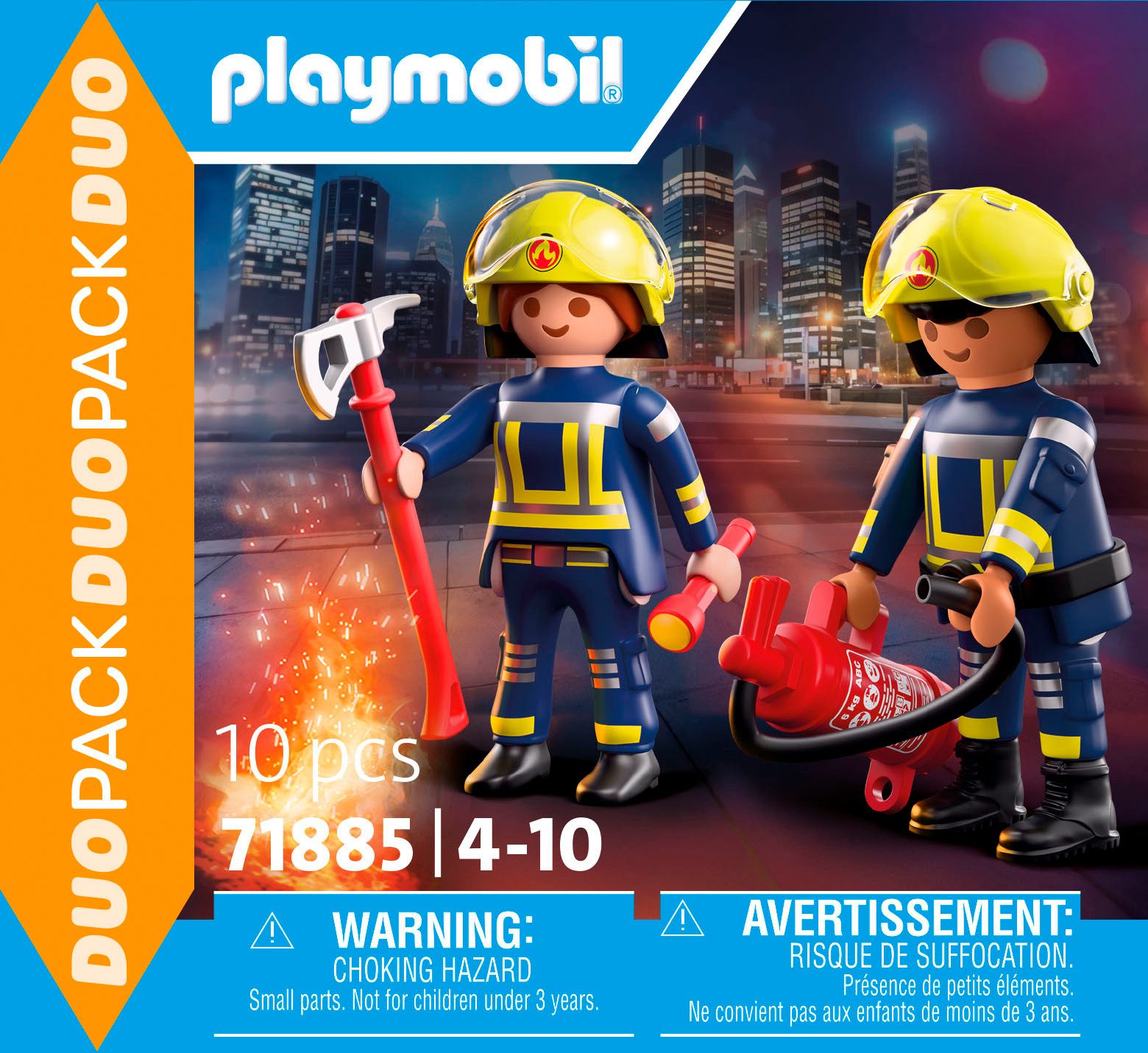 Playmobil® Constructie-speelset Feuerwehr (71885), Duo Pack (10-delig)