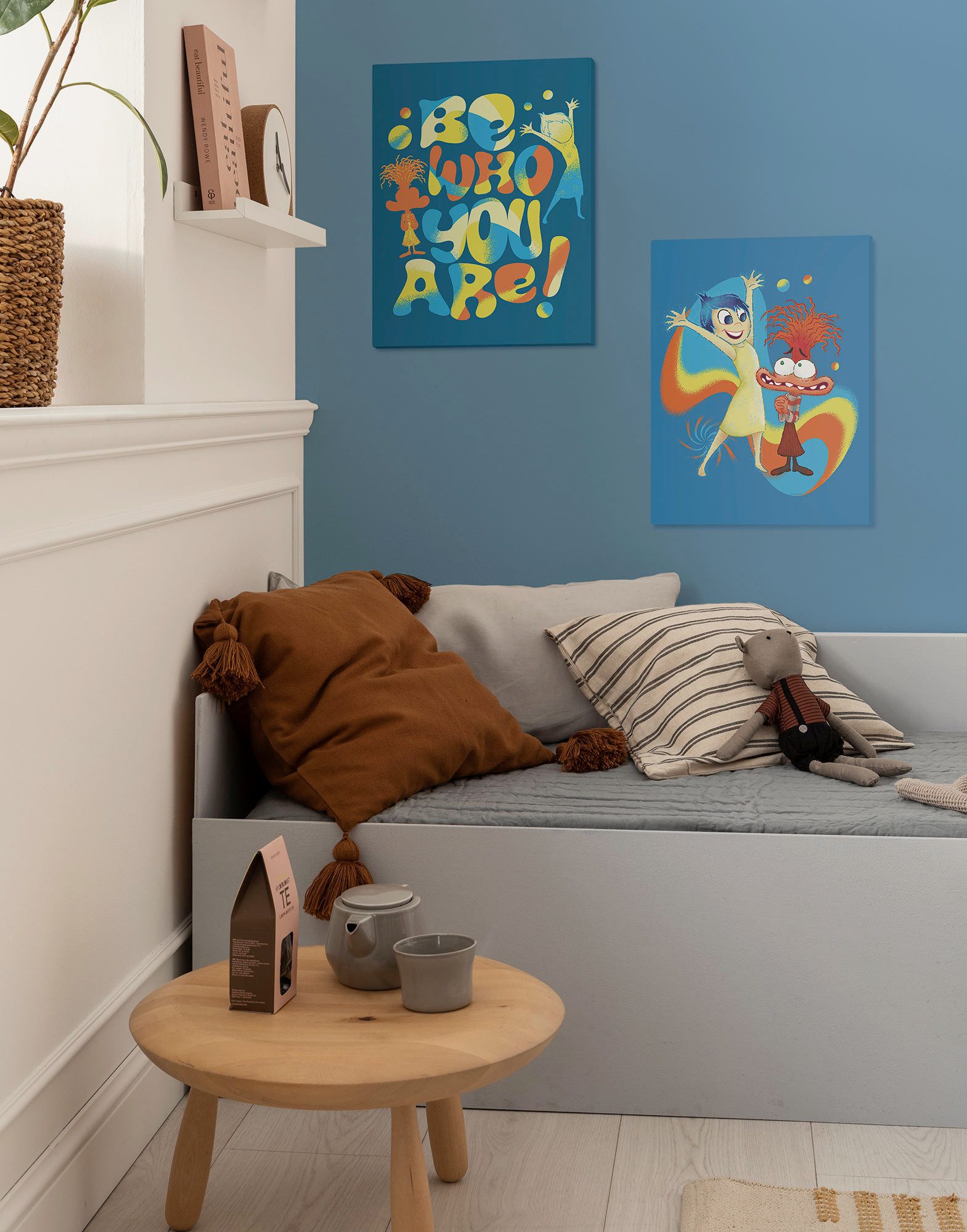 Komar Artprint op linnen Disney and Pixar Inside Out Be Who You Are 300 x 280 cm (breedte x hoogte) - behang, vlies, woonkamer, slaapkamer (1 stuk)