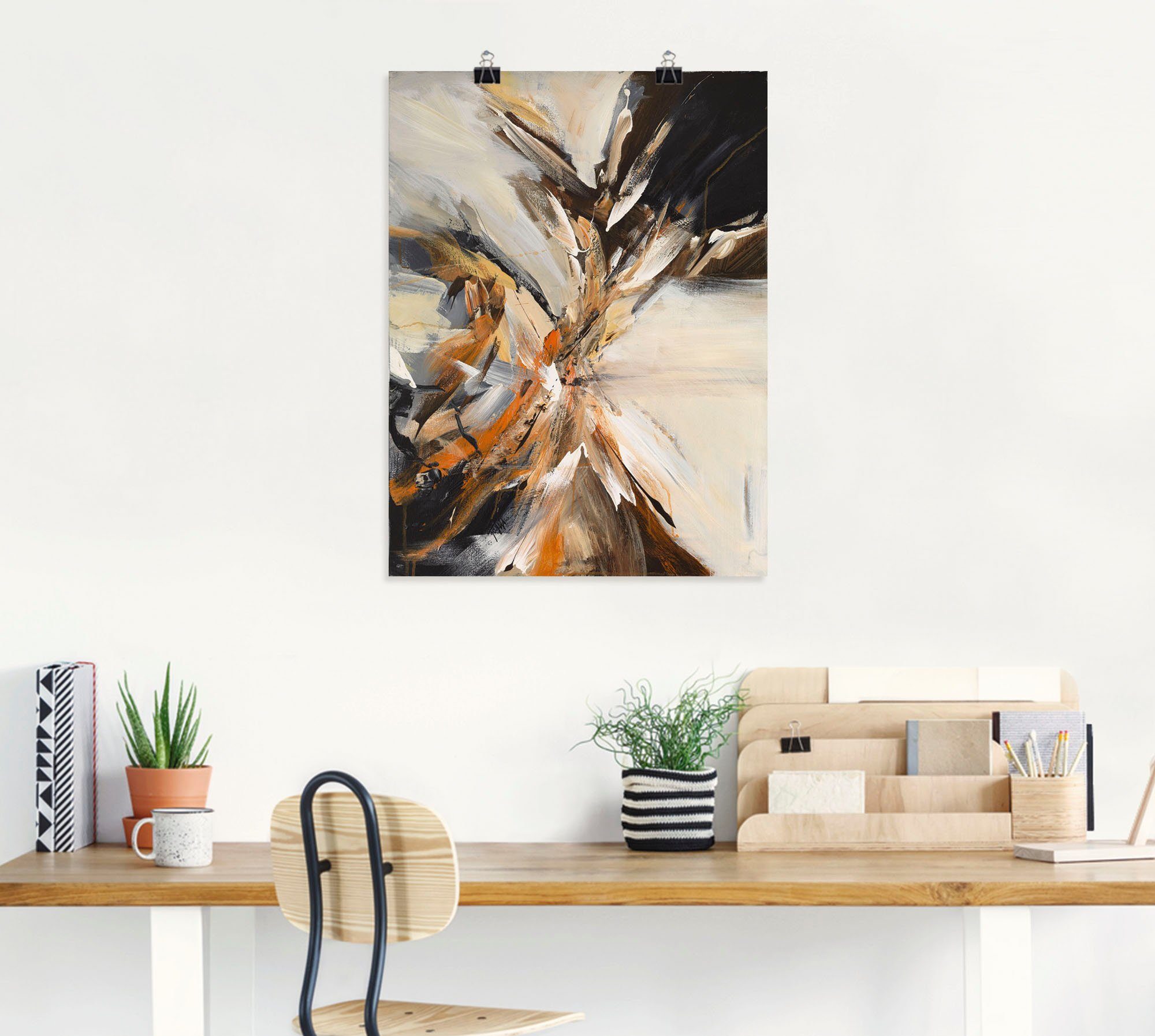 Artland Artprint Abstract IV als artprint op linnen, poster in verschillende formaten maten