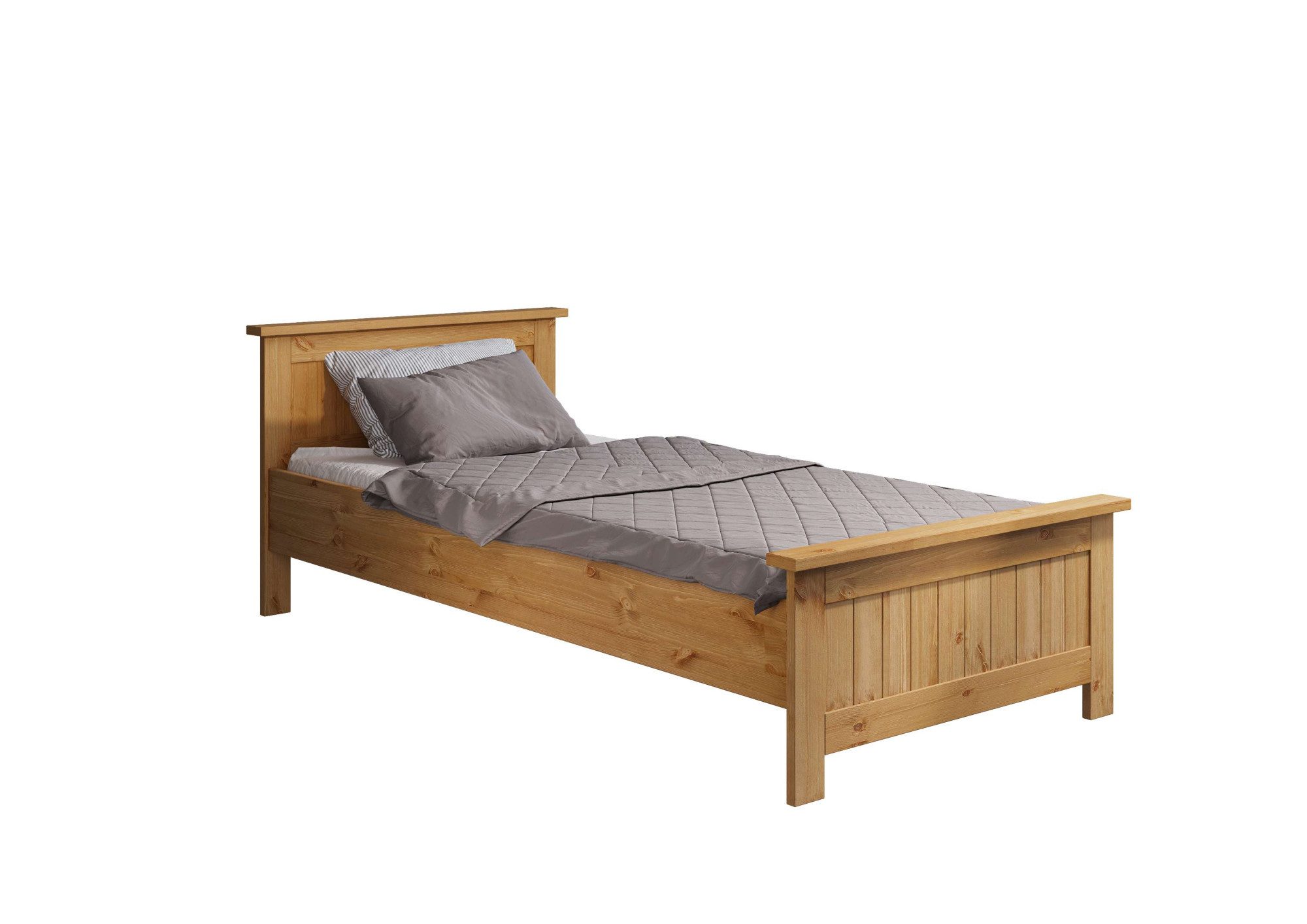 Home affaire Massief houten ledikant Juventus, Bed, Massiefhouten bed, Houten bed, Bedframe