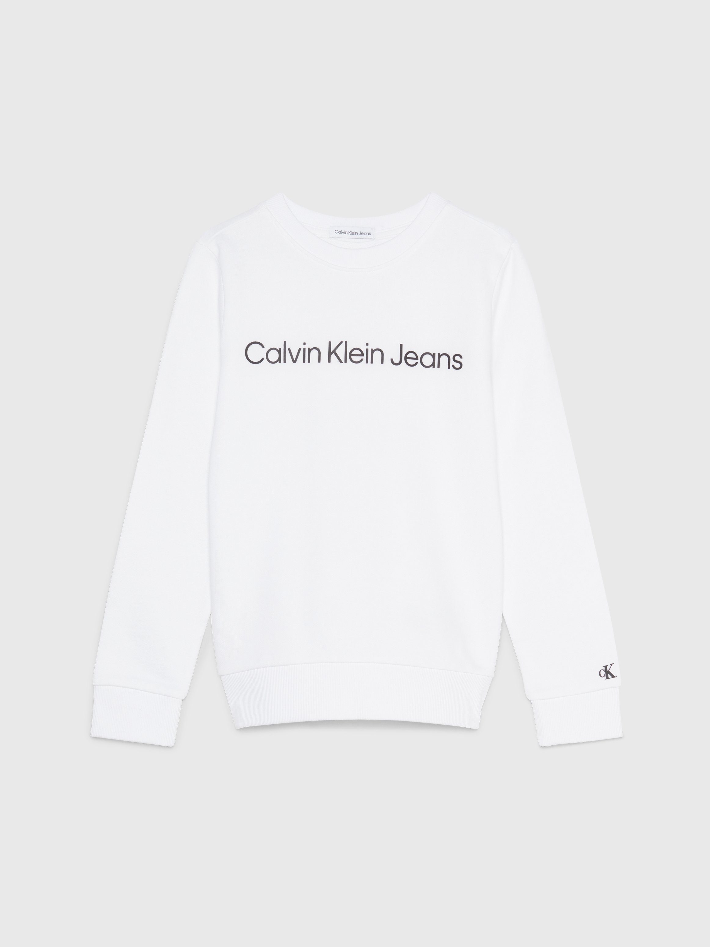Calvin Klein Sweatshirt INST. LOGO REGULAR CN voor kinderen tot 16 jaar