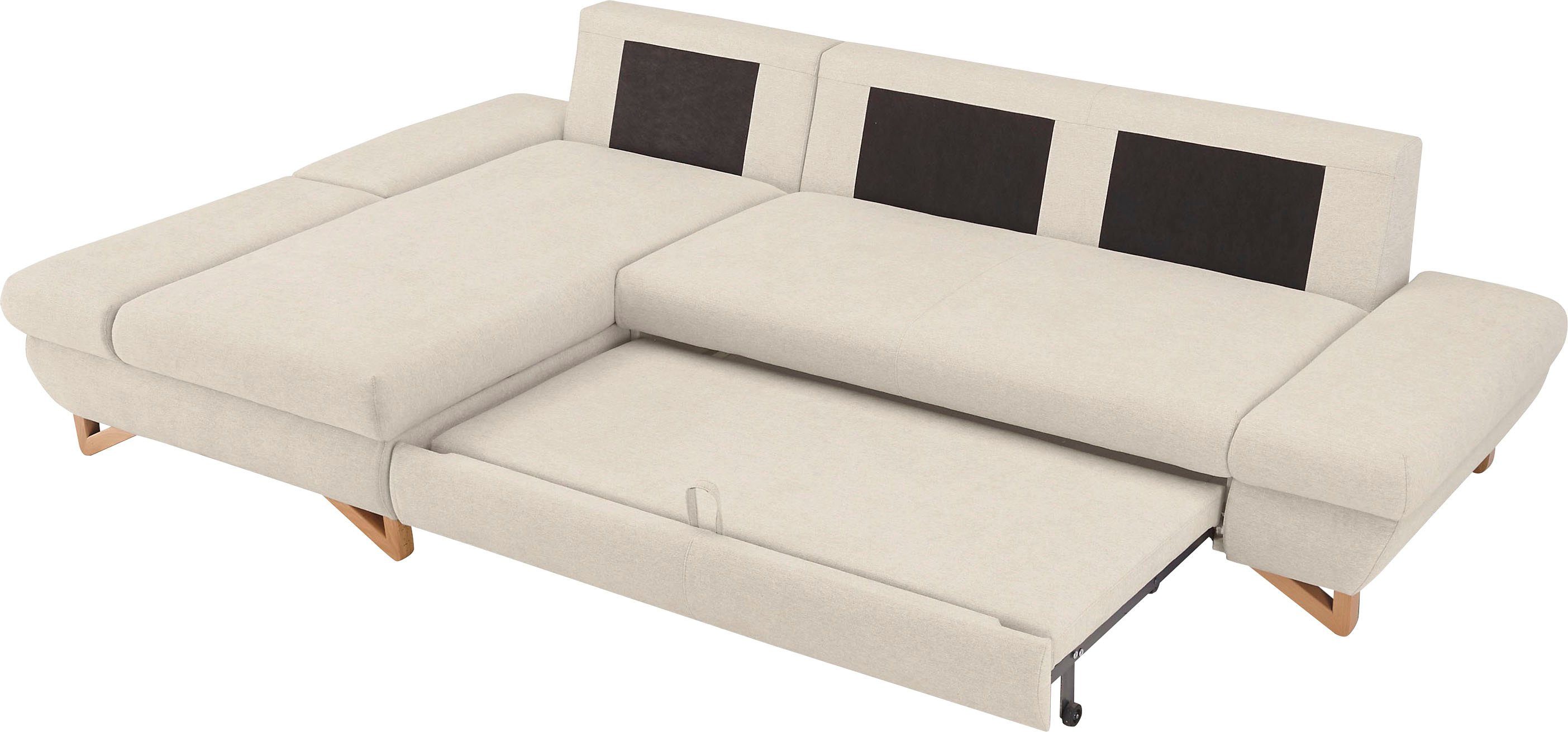 INOSIGN Slaapbank City/Giron comfortabele slaapbank (ligoppervlak 245 x 138 cm) en bedlade