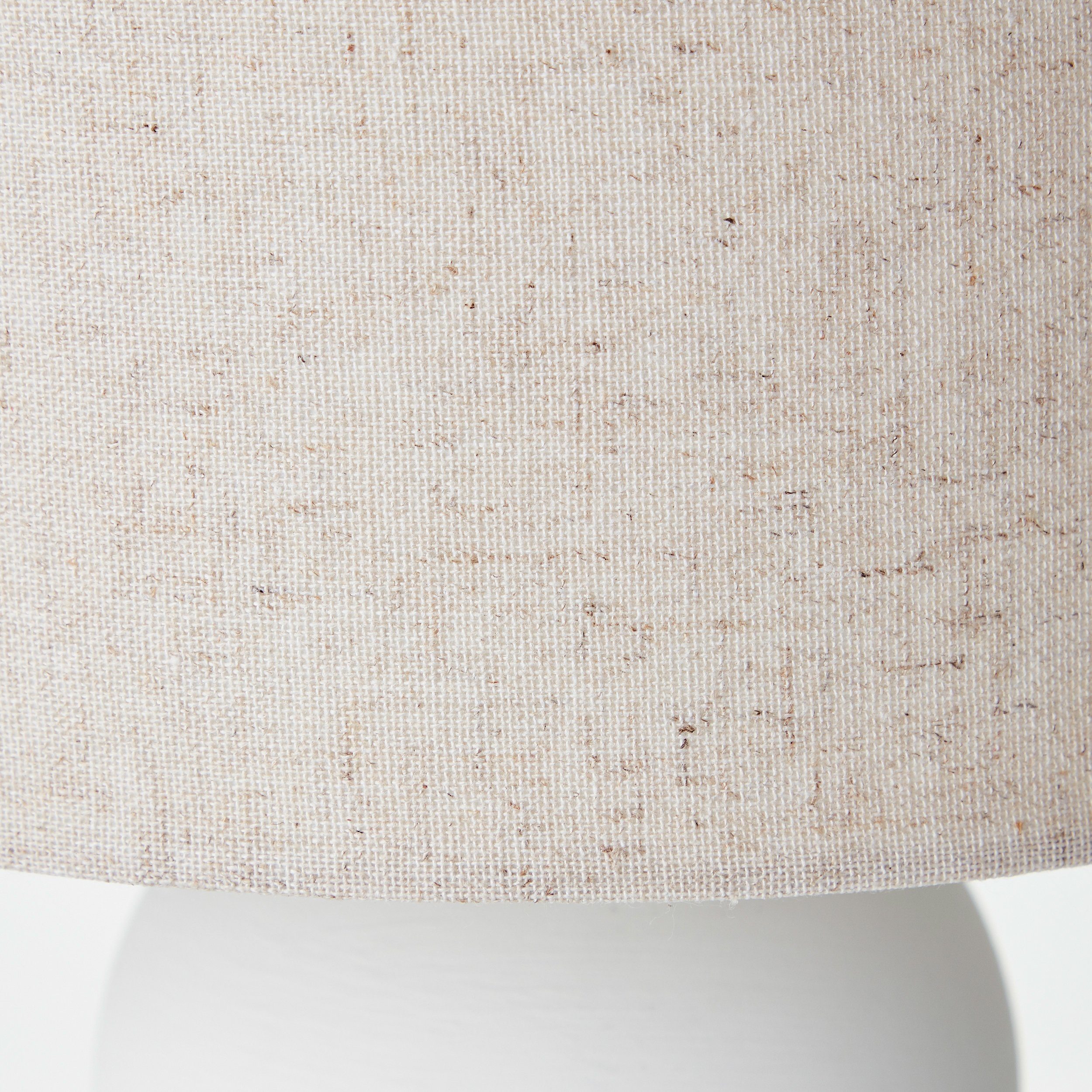 LeGer Home by Lena Gercke Tafellamp Malu max. 40w, linnen lampenkap, keramiek, hoogte: 37,5 cm, ø 22 cm (1 stuk)