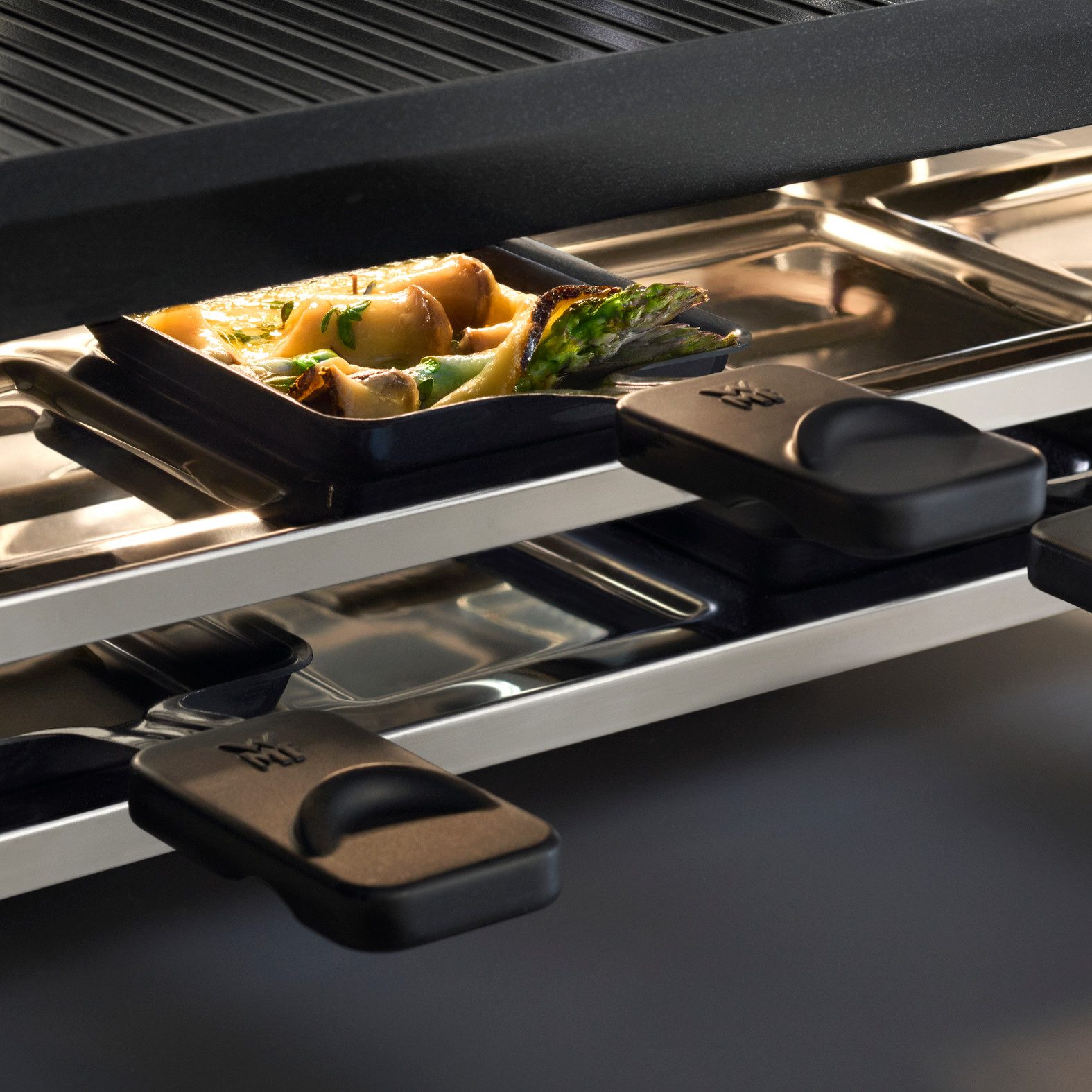 WMF Raclette Master, indirecte LED-verlichting, keramische coating