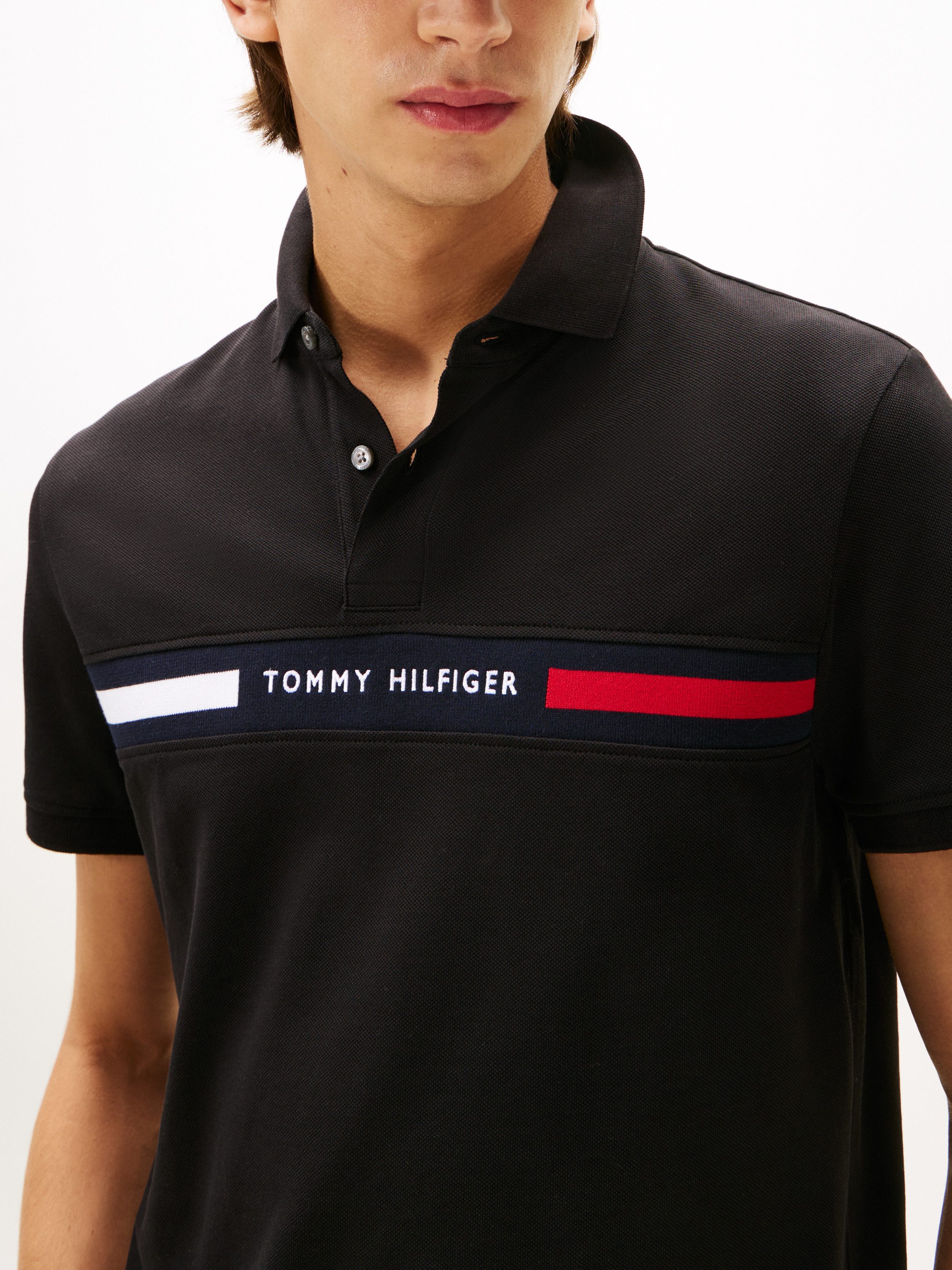 Tommy Hilfiger Poloshirt HILFIGER CHEST INSERT REG POLO