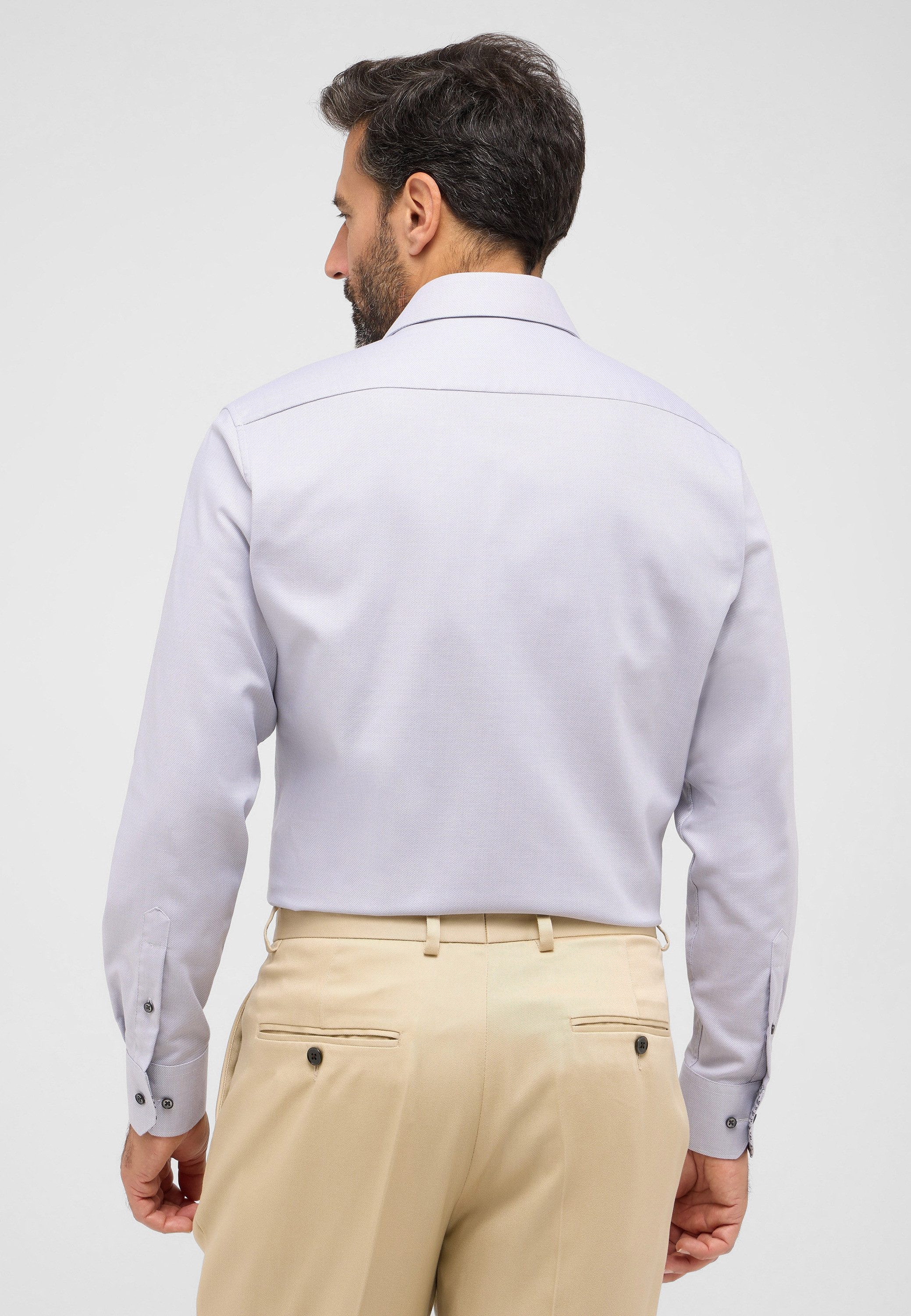 Eterna Overhemd met lange mouwen MODERN FIT NON IRON (strijkvrij)