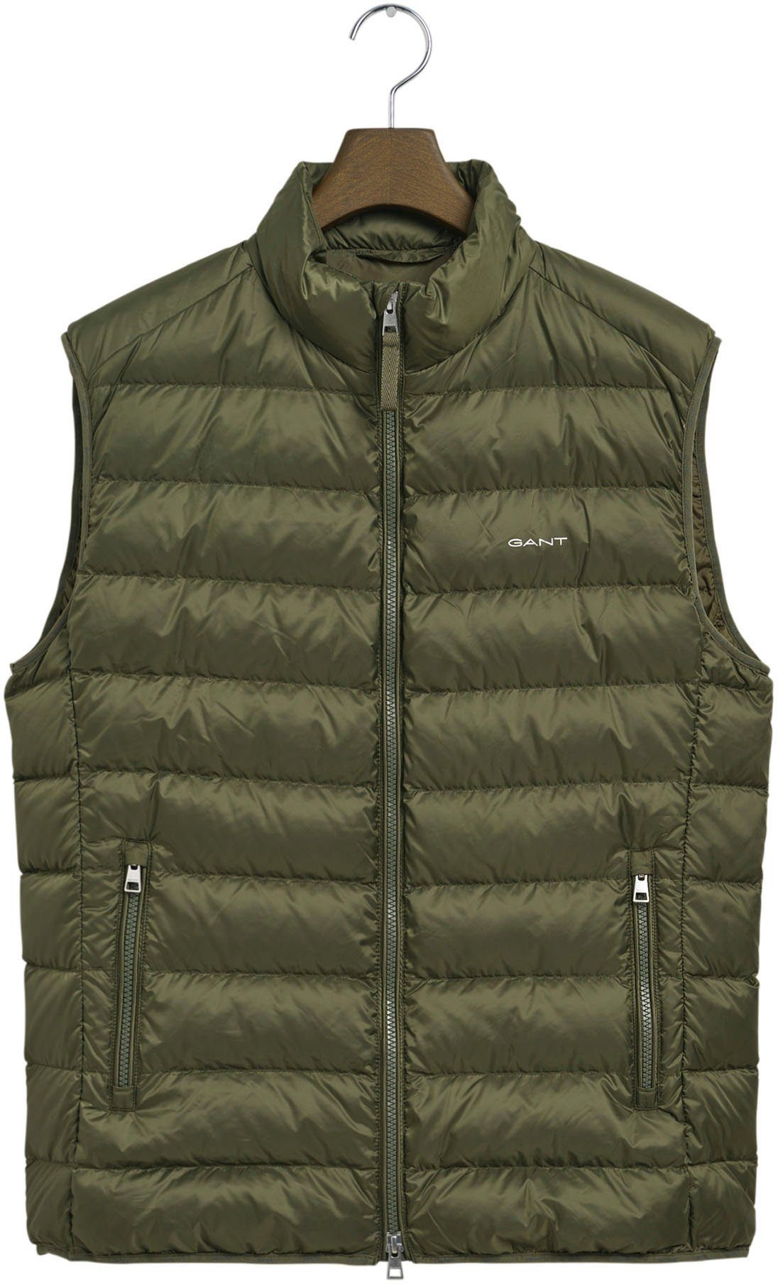 Gant Bodywarmer Light Gilet in streep gestikte look