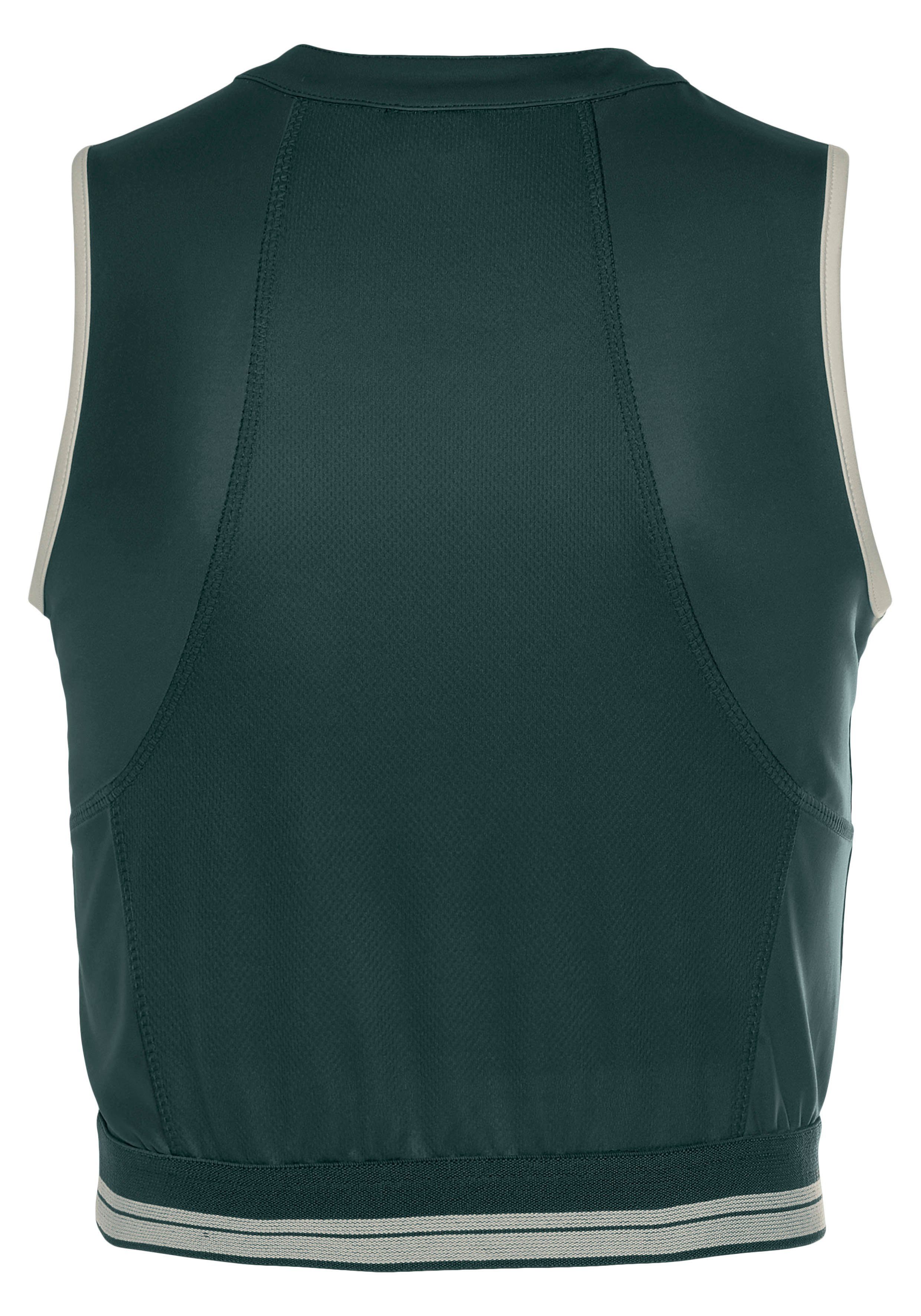 active by Lascana Crop-top Tennis Sporttop met rits