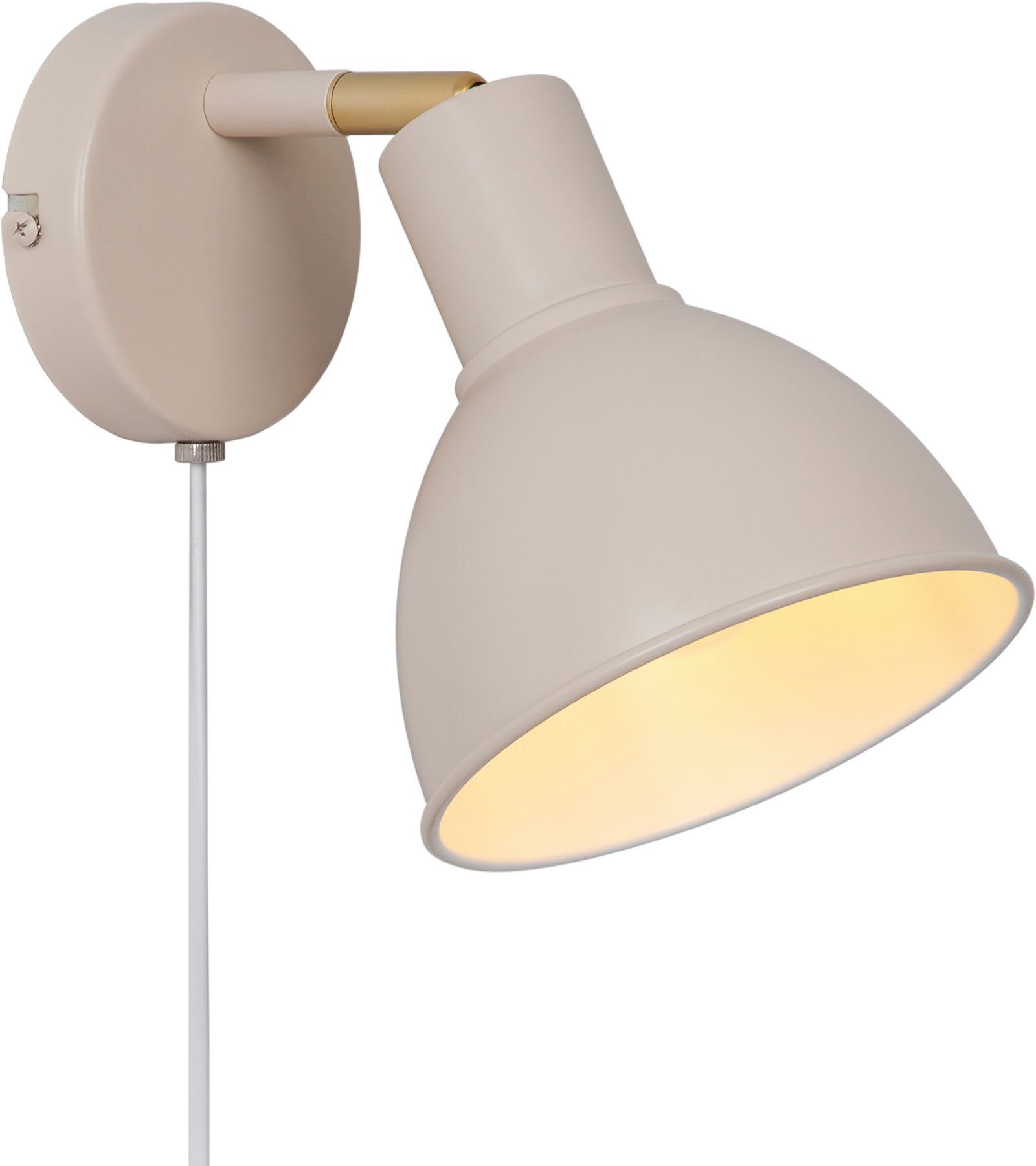 Nordlux Wandlamp POP tijdloos en eenvoudig ontwerp, stabiele metalen behuizing (1 stuk)