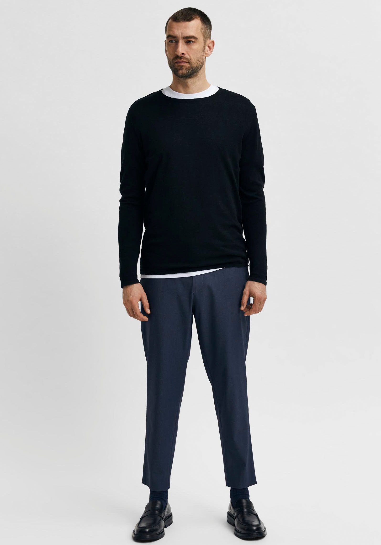 SELECTED HOMME Trui met ronde hals ROME KNIT