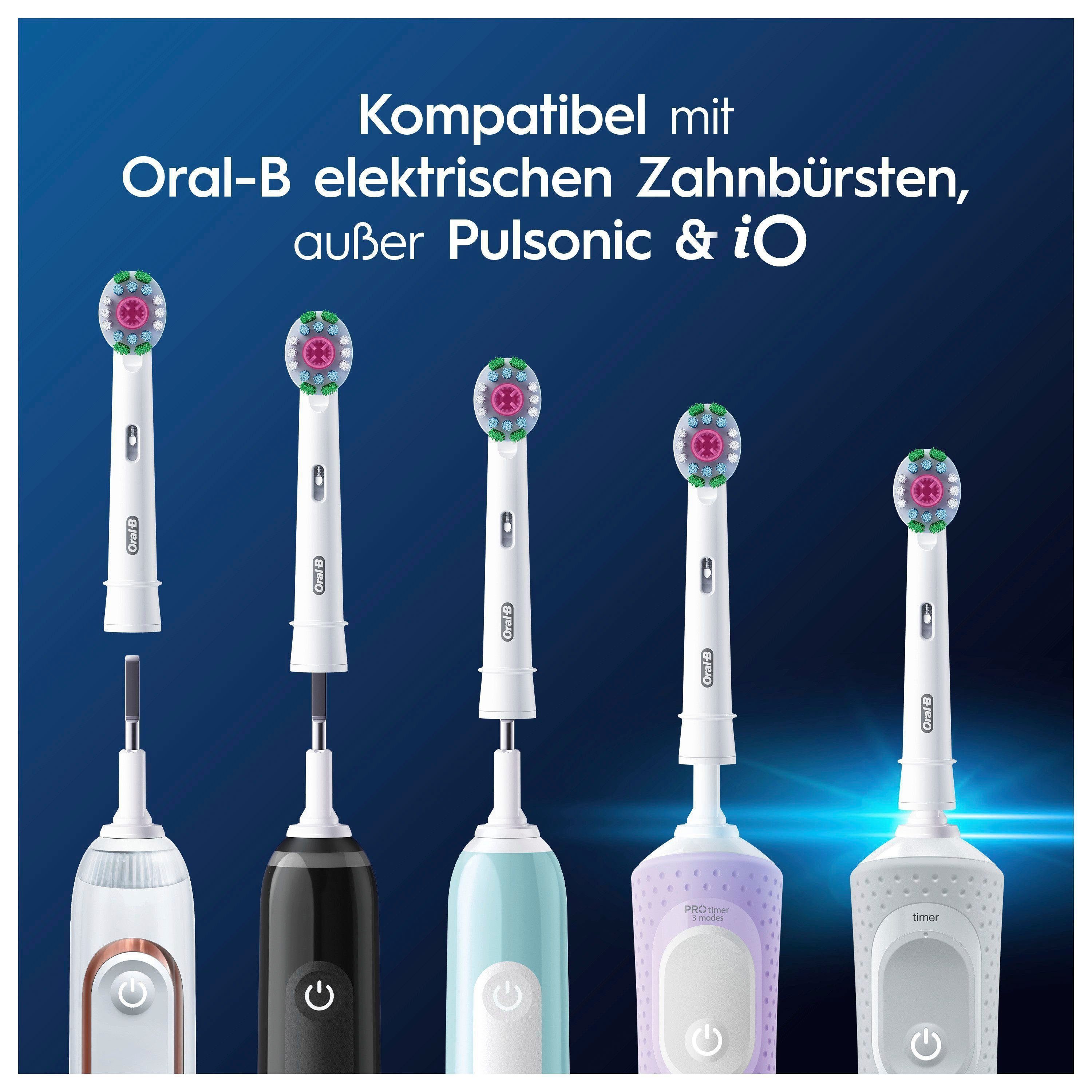 Oral B Opzetborsteltjes Pro 3D White X-vormige borstel