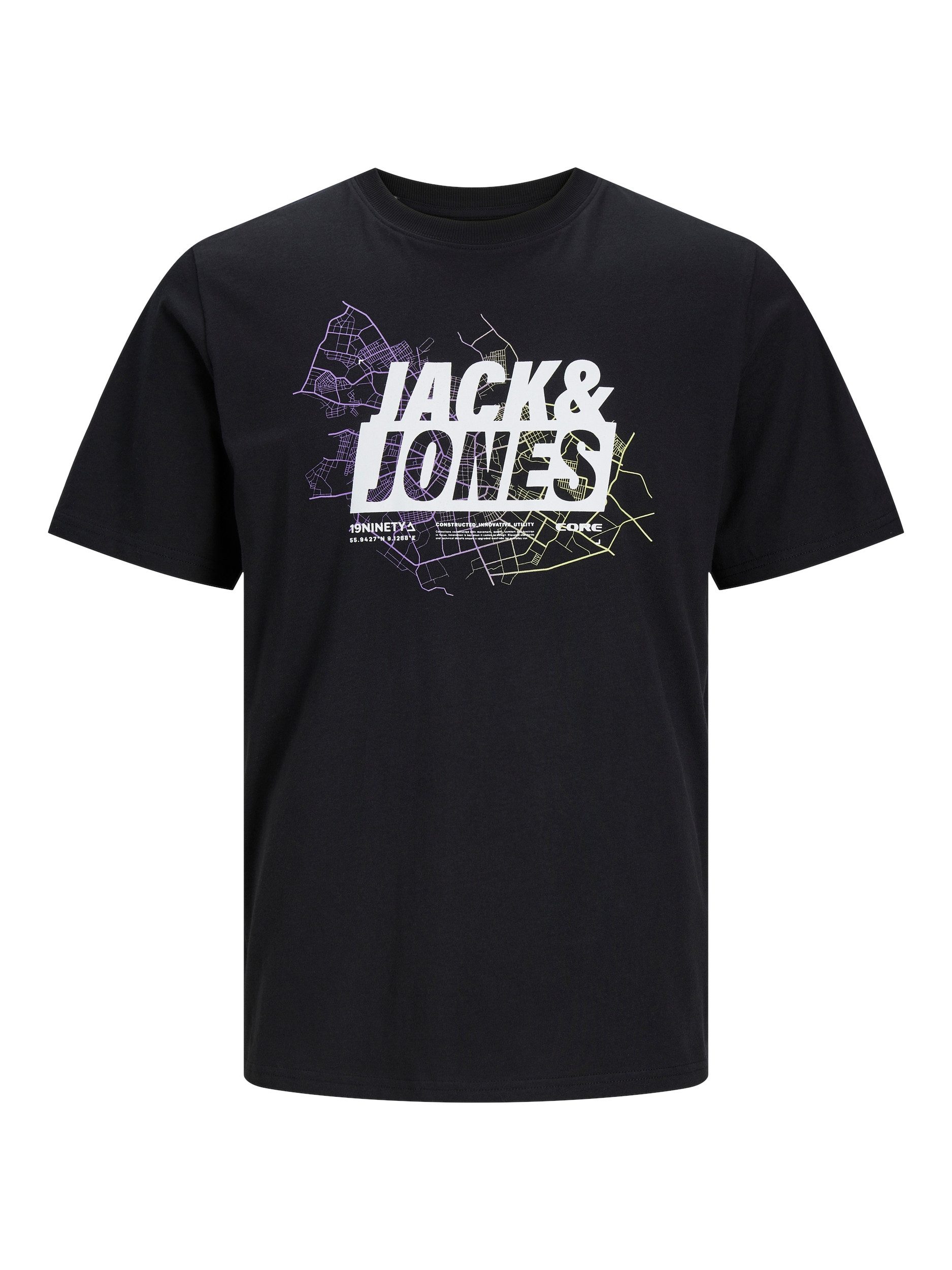 Jack & Jones Shirt met ronde hals JCOMAP LOGO TEE SS CREW NECK SN