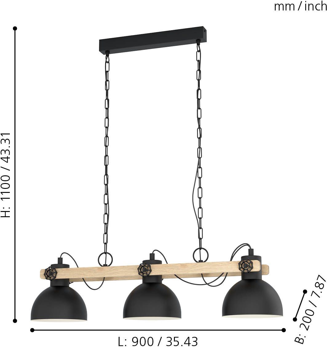 EGLO Hanglamp LUBENHAM Hanglicht, hanglamp
