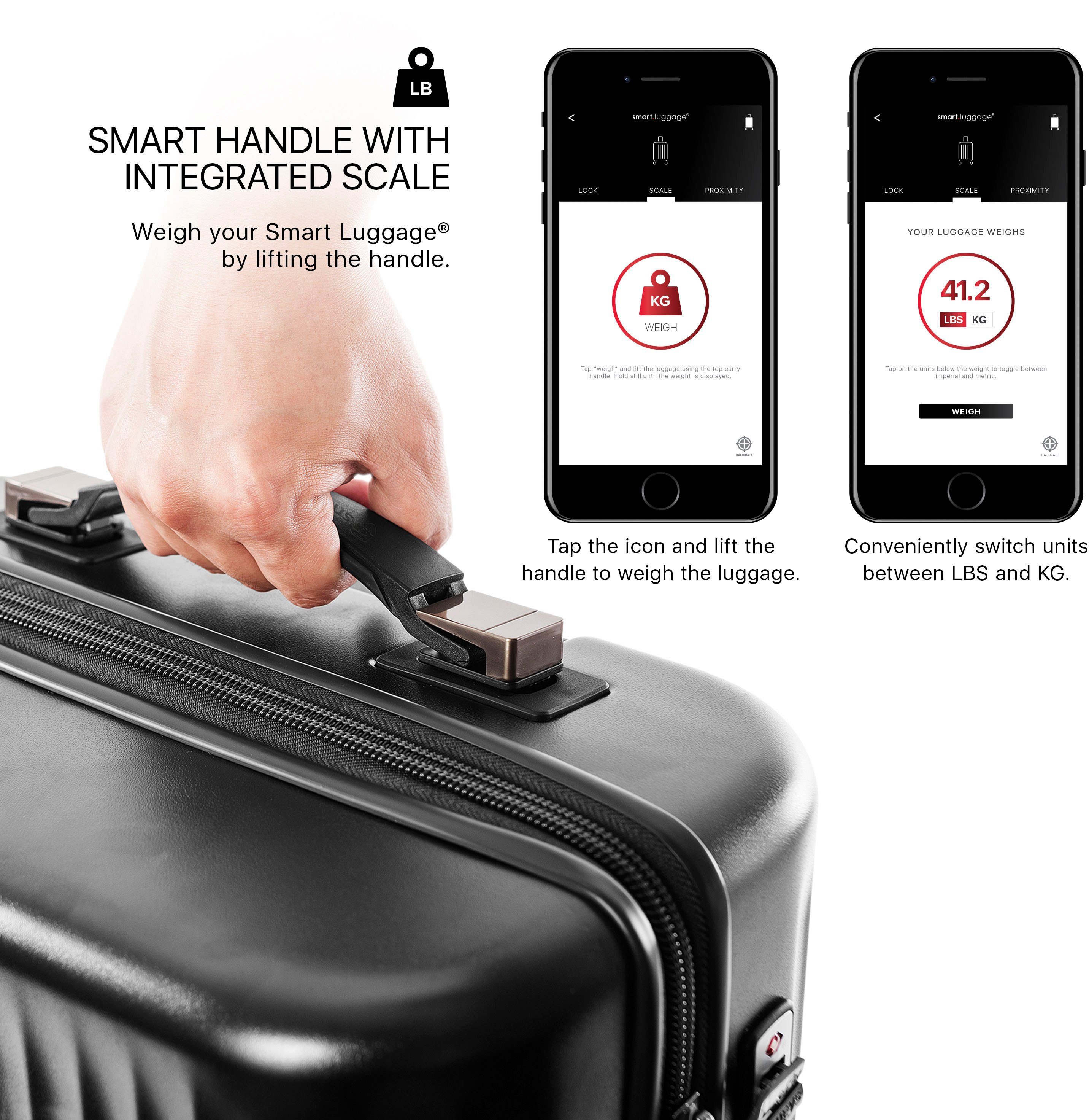 Heys Hardshell-trolley Smart Luggage®, in verschillende kleuren en maten Heys x Joachim Llambi handbagage Smart Bagage met app-functie