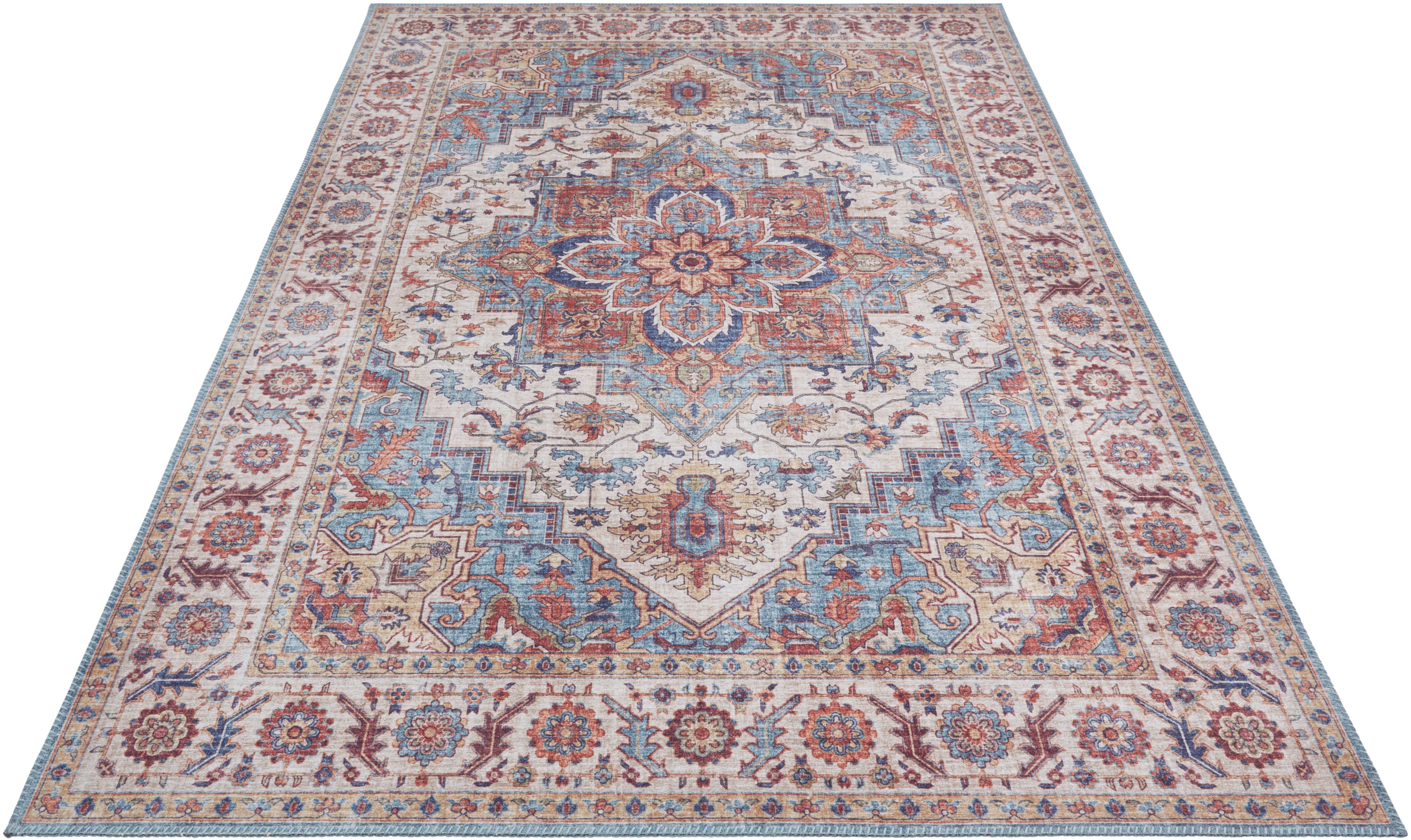 NOURISTAN Vloerkleed Anthea Oosters, loper, vintage, woonkamer, slaapkamer, eetkamer