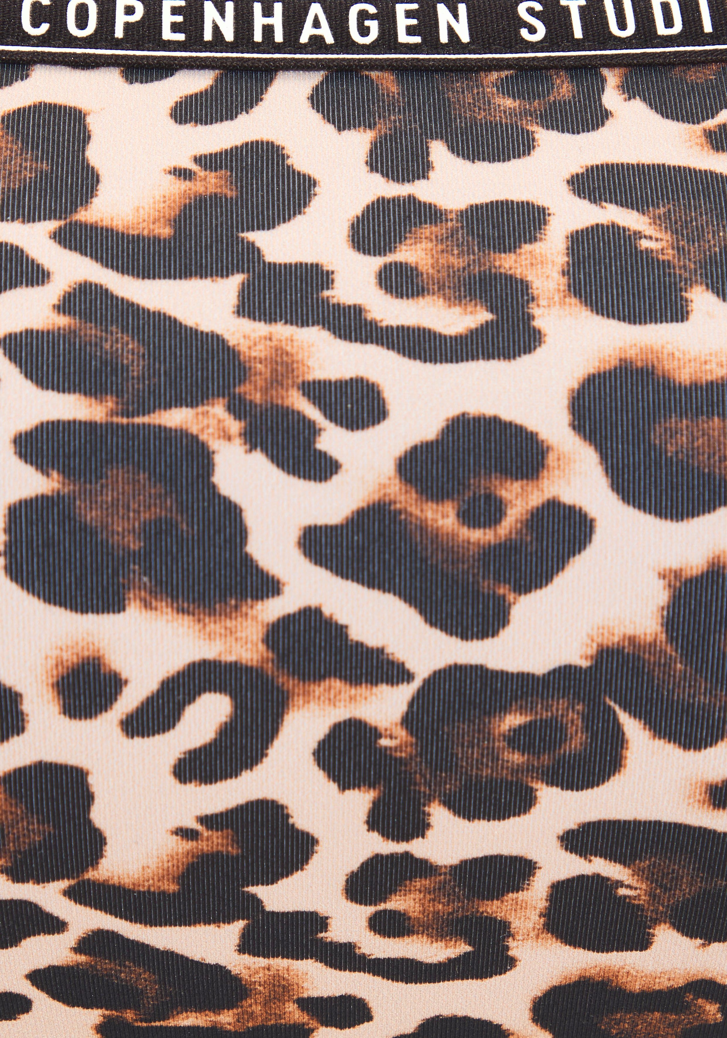 Copenhagen Studios Bandeau-bikinitop Leody Met trendy animal-print