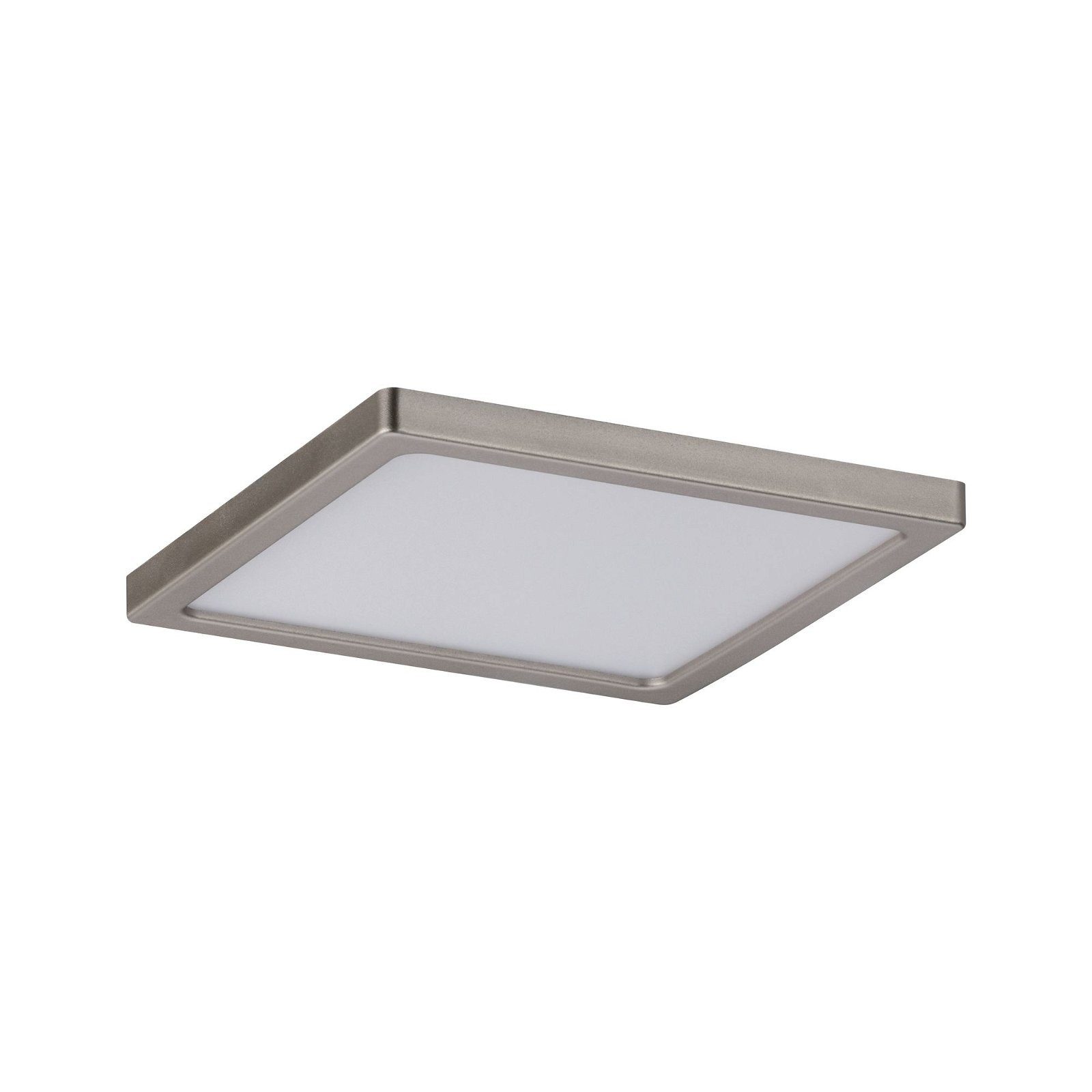 Paulmann Ledinbouwlamp Areo IP44 vierkant 120x120mm 6,5W 418lm 3000K Mat nikkel dimbaar (1 stuk)