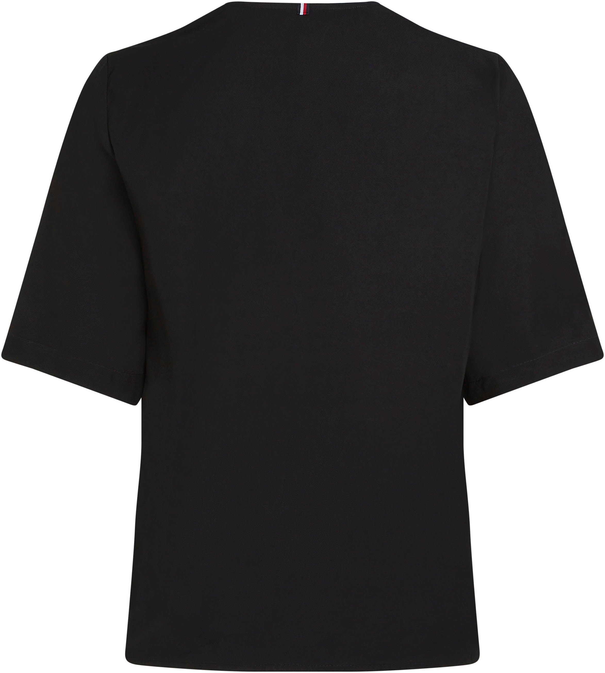 Tommy Hilfiger Klassieke blouse VISCOSE REGULAR V-NECK SS BLOUSE