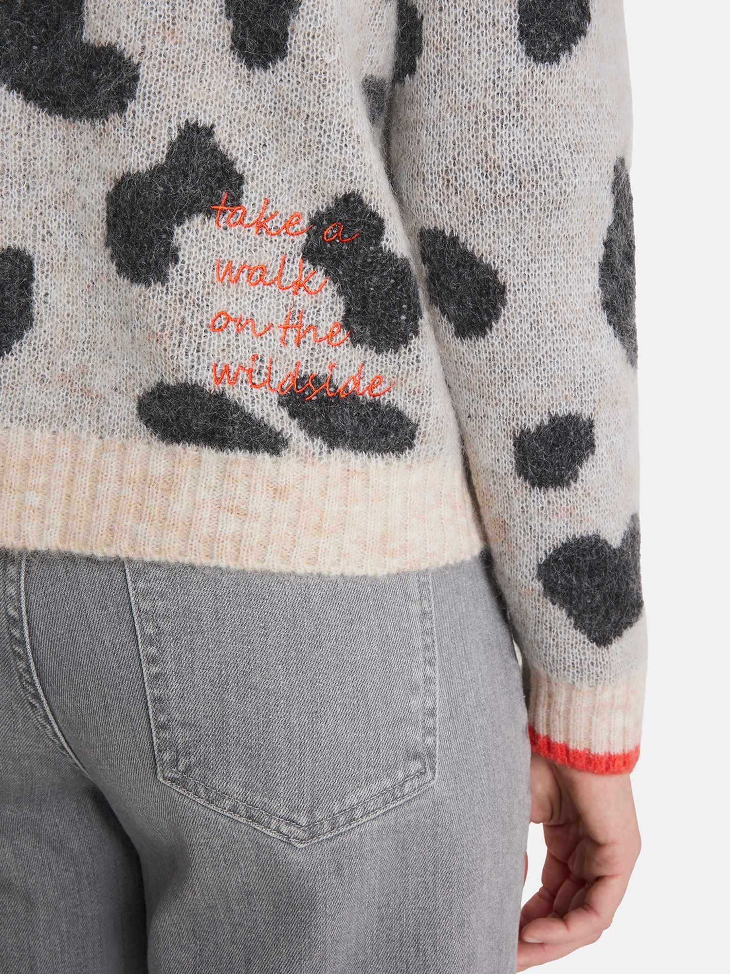 Lieblingsstück Vest AnninaL met dierenprint