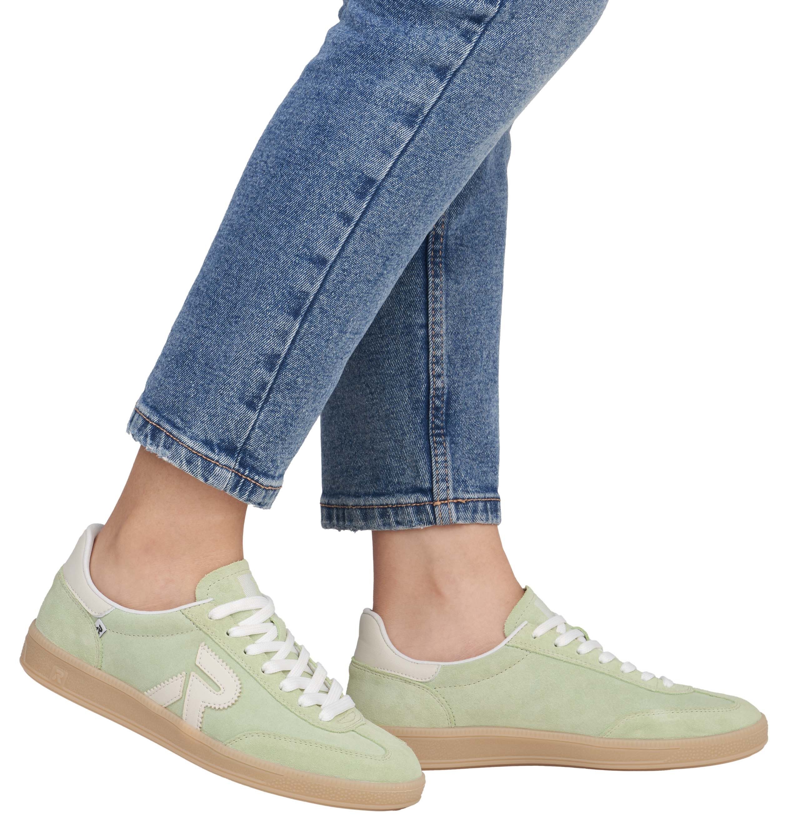 RIEKER Sport Sneakers San Diego , retro-sneaker, vrijetijdsschoen, lage schoen met uitneembaar voetbed