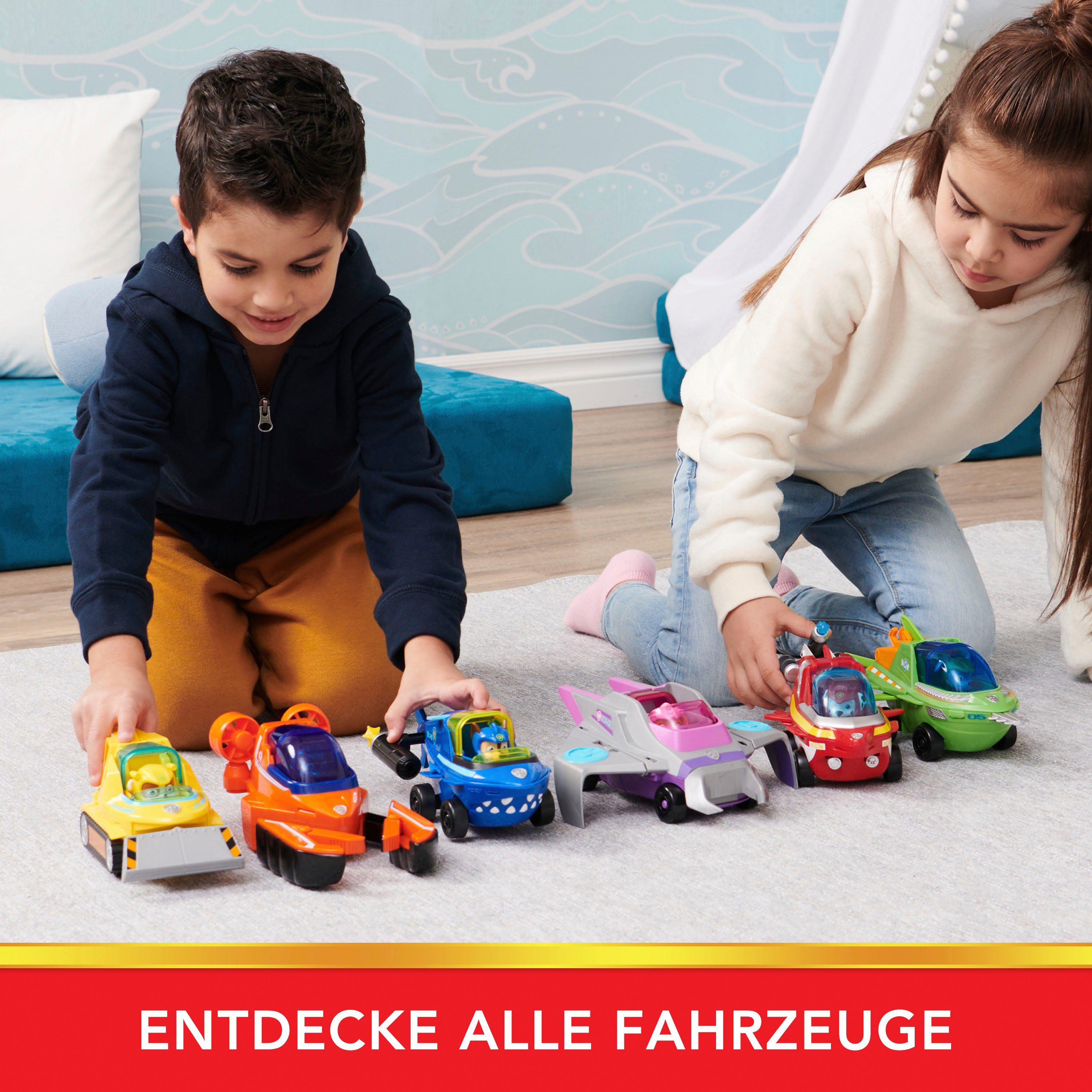 Spin Master Speelgoedauto Paw Patrol - Aqua Pups - Basic Themed Vehicles Solid Chase