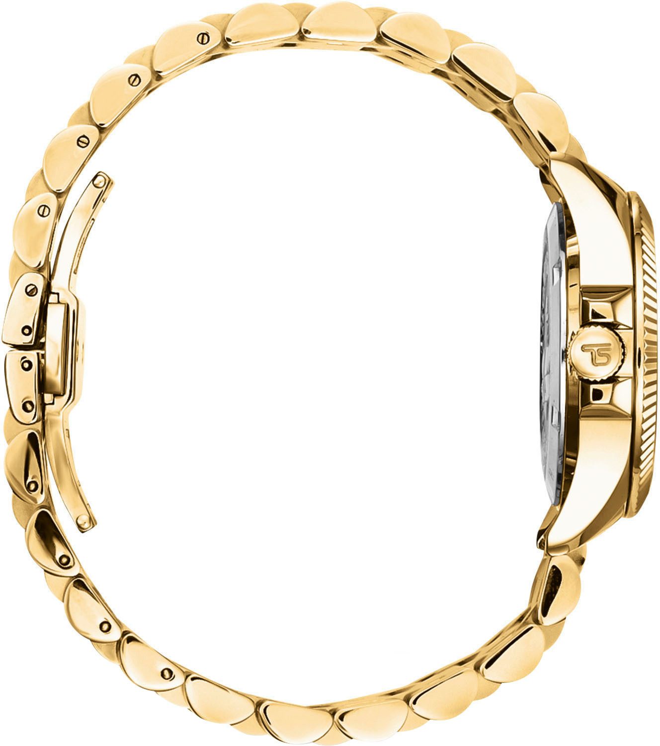 THOMAS SABO Kwartshorloge DIVINE JEWELERY STONE Horloge, dameshorloge, stalen band, analoog, zirkonia (synth.)