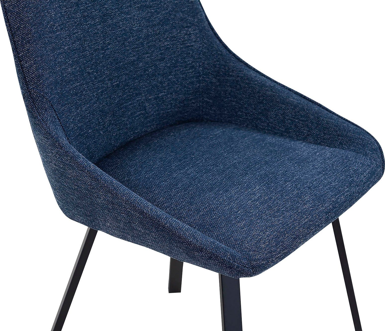 SalesFever Eetkamerstoel H 87 cm/ B 51 cm/ D 47 cm (set, 2 stuks)