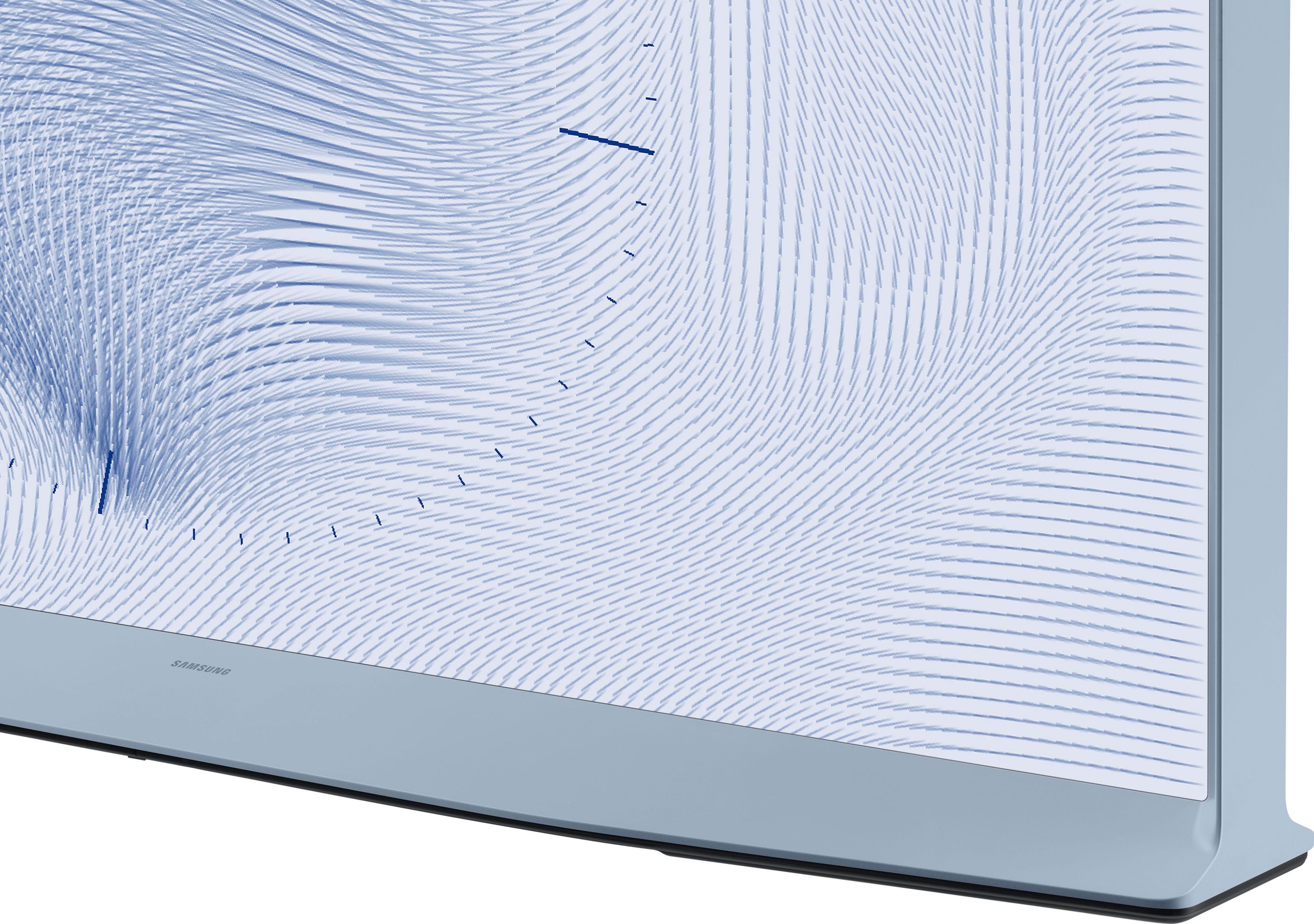 Samsung Led-lifestyle-TV 55" QLED 4K The Serif (2022), 138 cm / 55", Smart TV, Quantum HDR, Beste upscaling dankzij Quantum processor 4k, Mat display