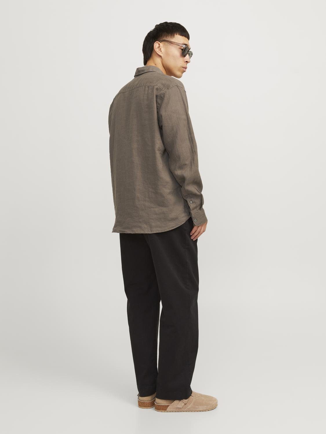 Jack & Jones Overhemd met lange mouwen JPRCCLAWRENCE LINEN SHIRT L/S SN