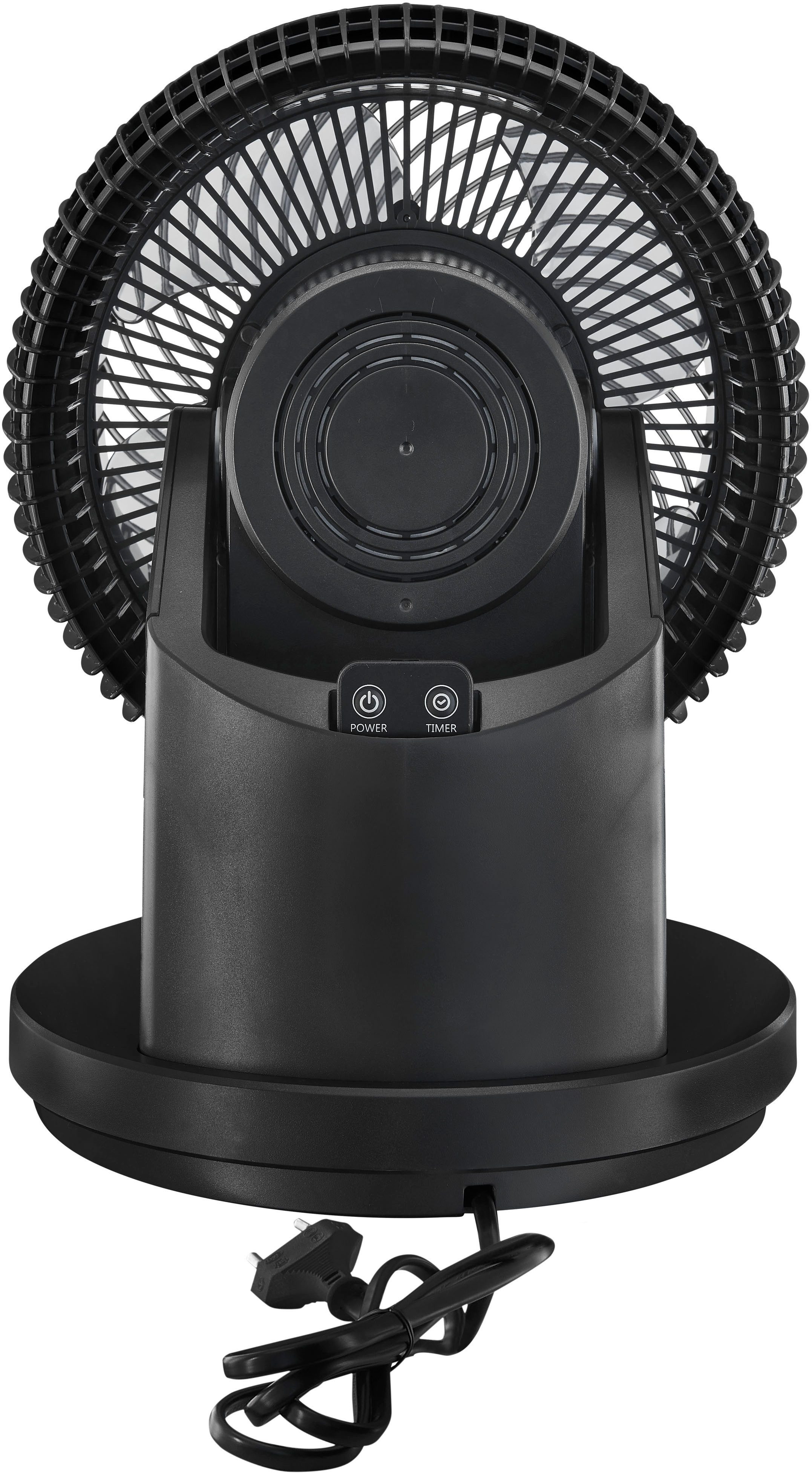 Gutfels Tafelventilator VT 66566 sw LED key touch control & afstandsbediening, 7 uur timer, 60 W vermogen