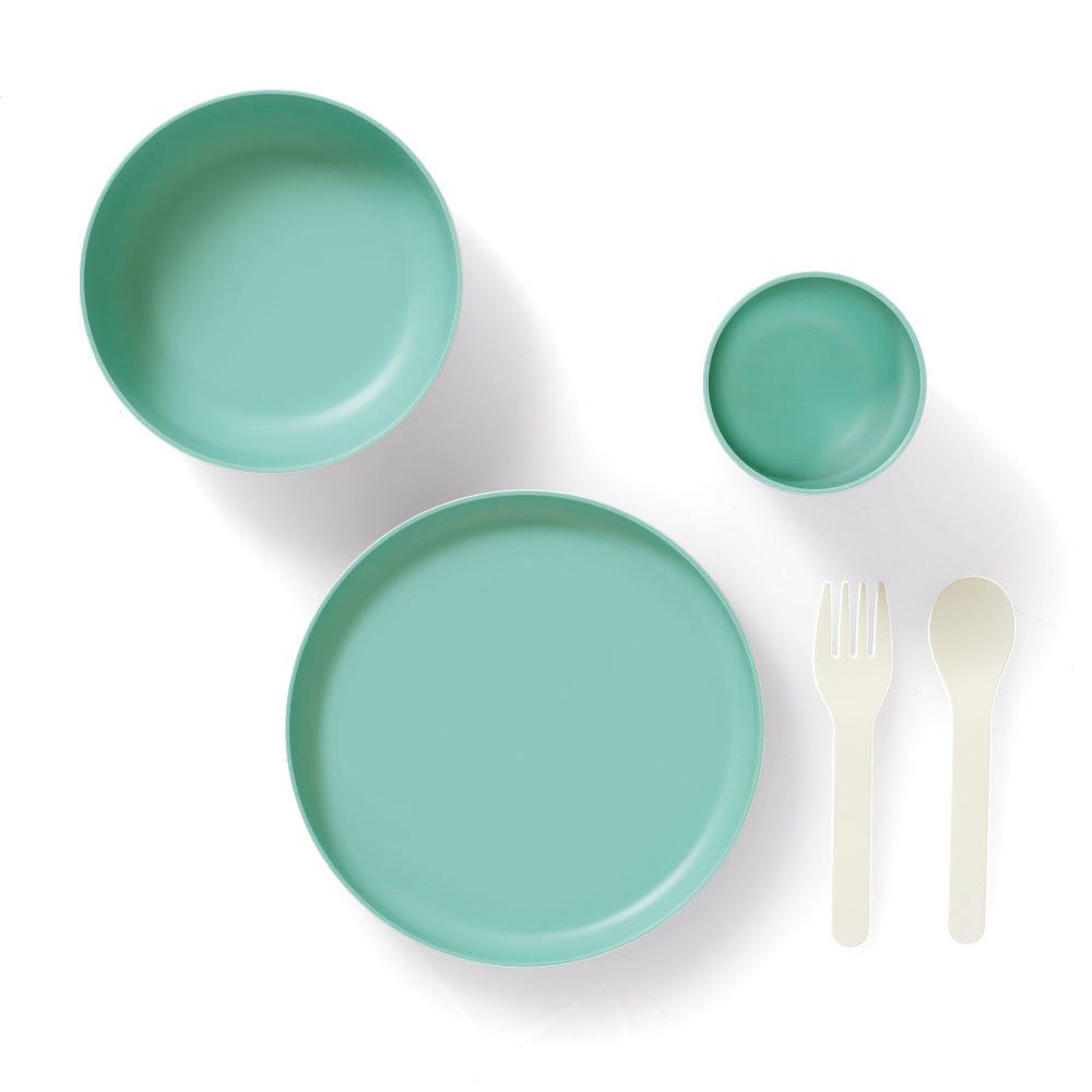 Zeller Present Kinderservies-set (per 1 bord, kom, mok, vork, lepel) (set, 5-delig)