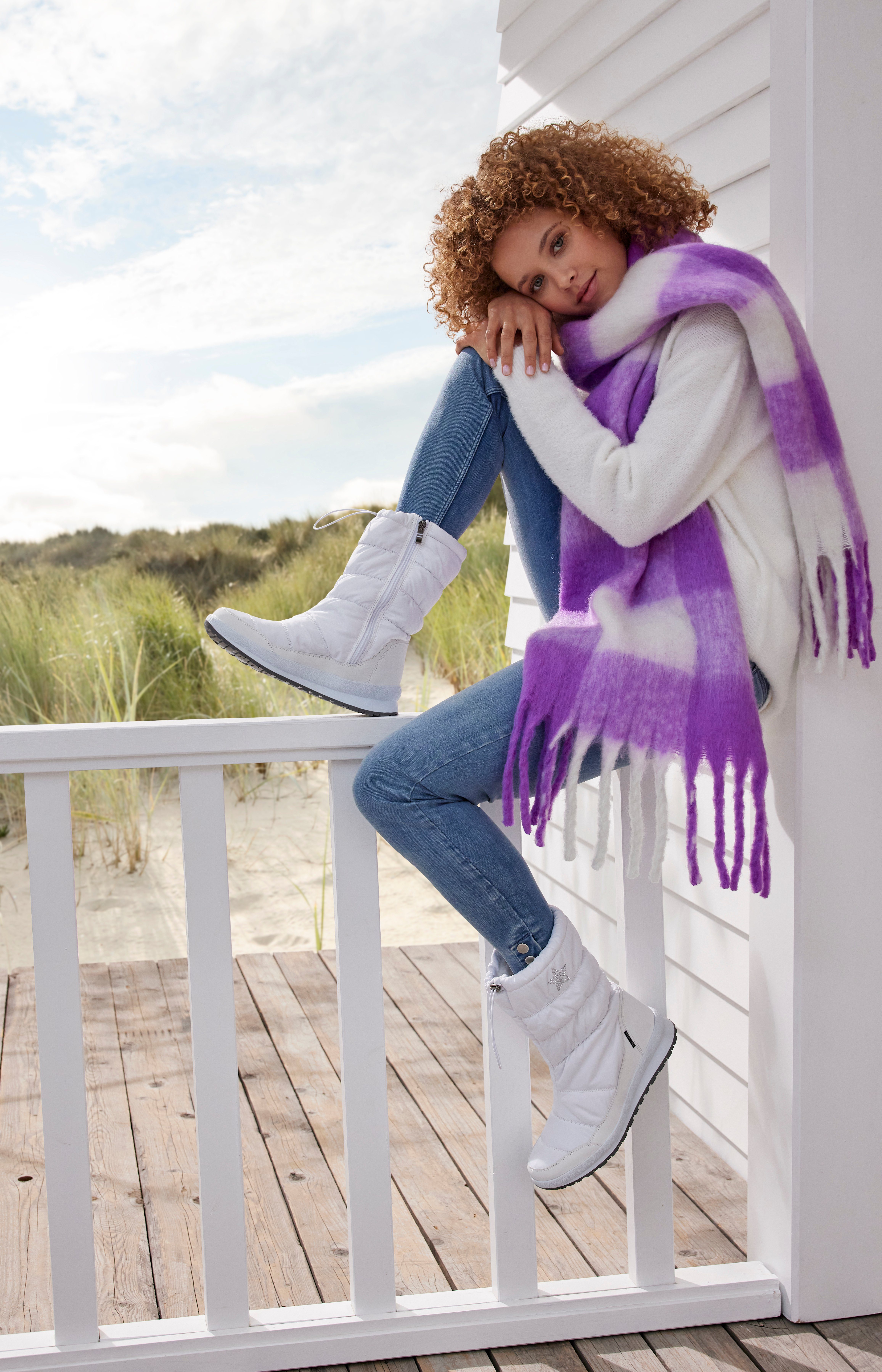 Lascana Winterlaarzen Enkellaars, winterboots met warme voering, waterafstotend