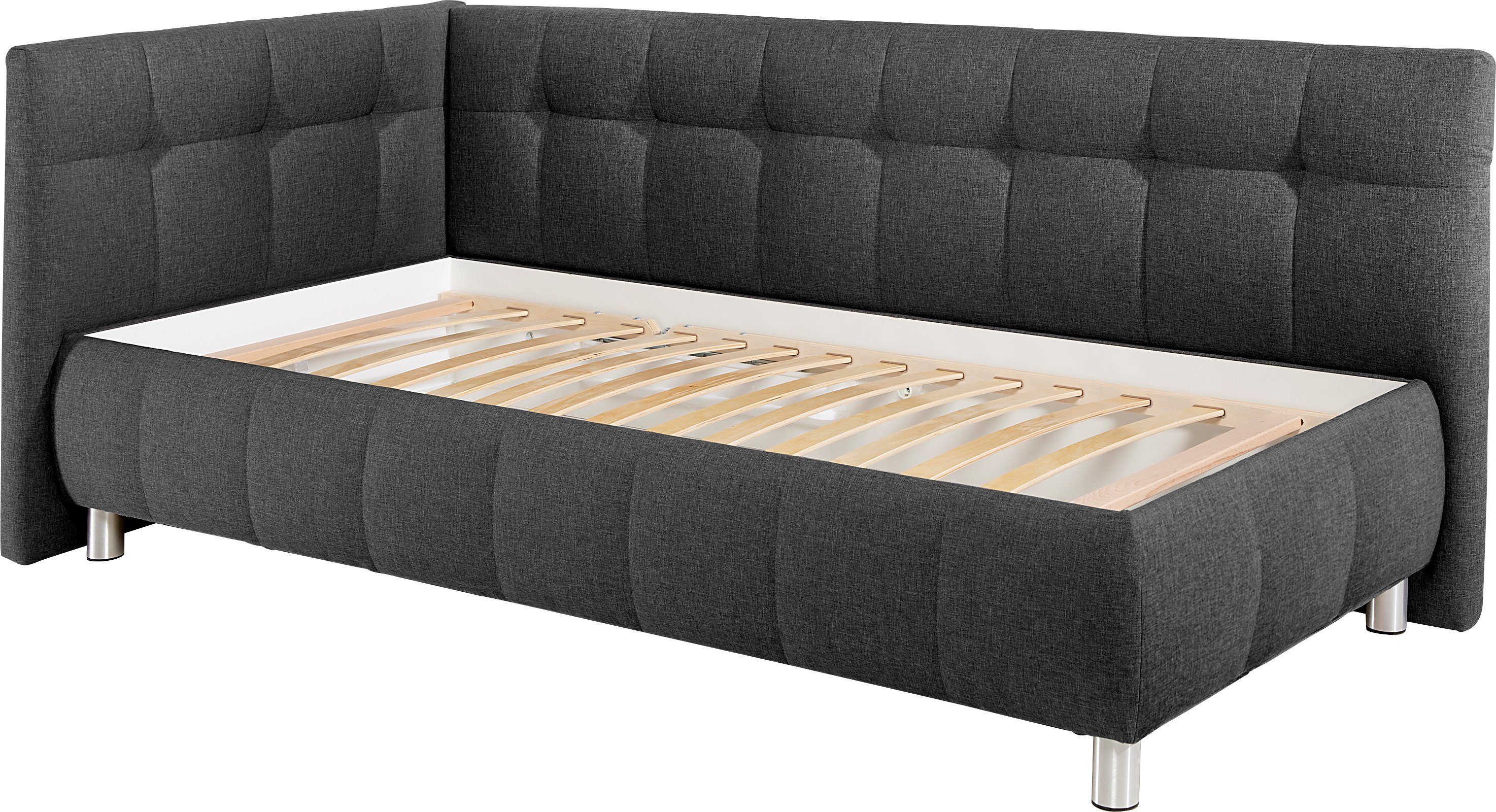 Maintal Bed Malea met bedkist, in 3 breedten, binnenvering- of bonell-matras ter keuze