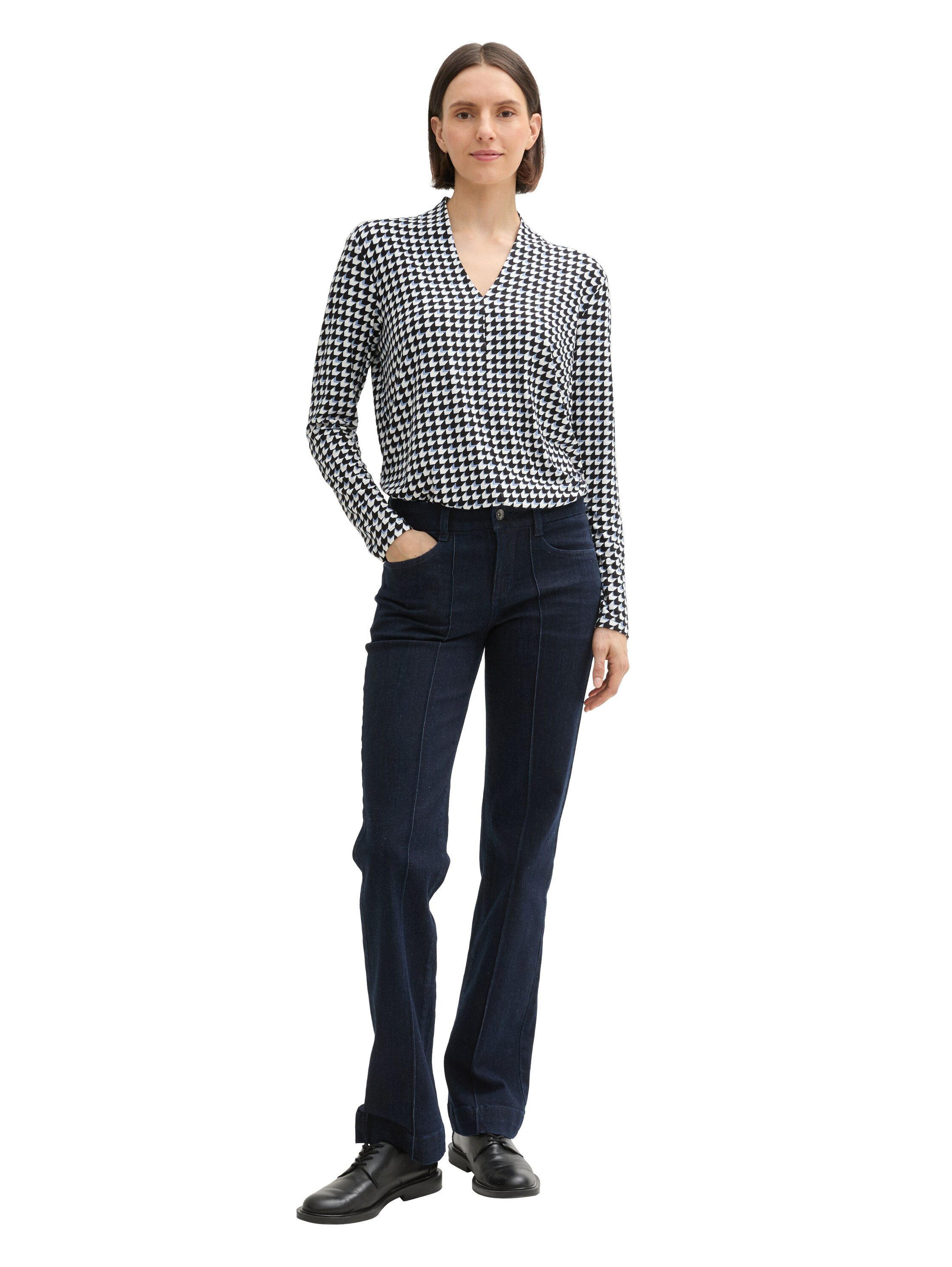 Tom Tailor Shirt met lange mouwen met print all-over