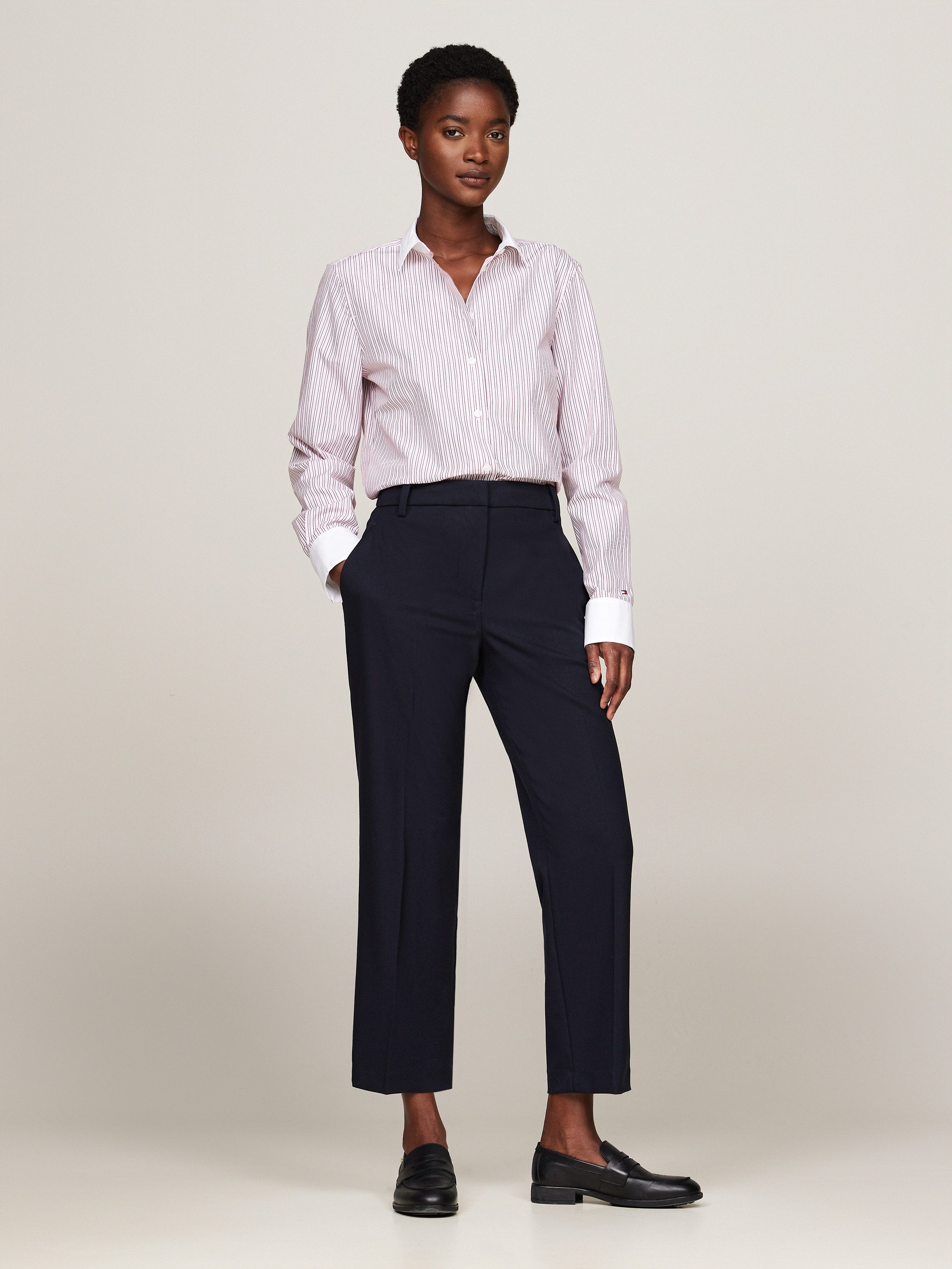Tommy Hilfiger Overhemdblouse STRIPE REGULAR SHIRT