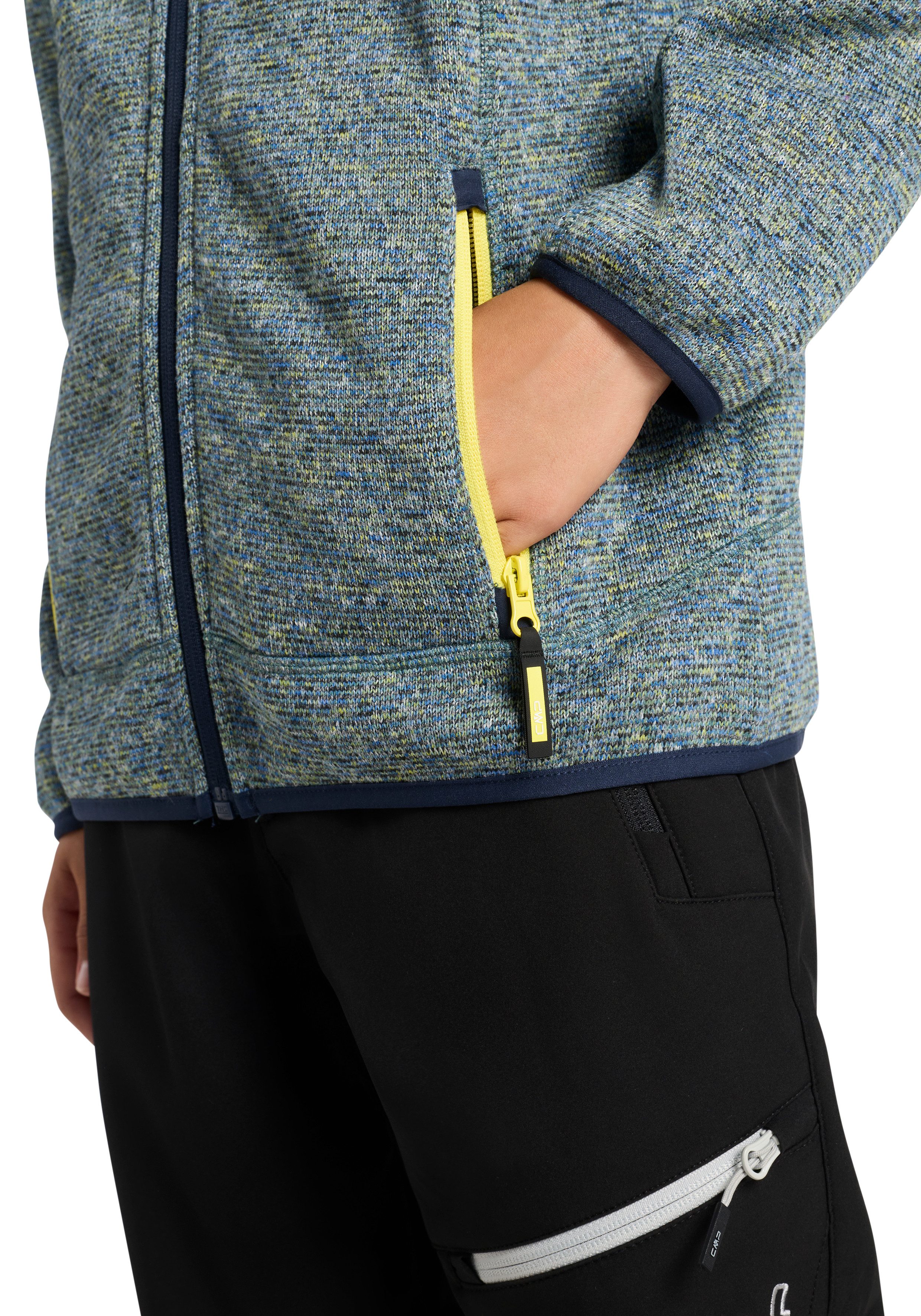 CMP Gebreid fleecejack Warmte- & ademend & snel drogend & voor kinderen (1 stuk)