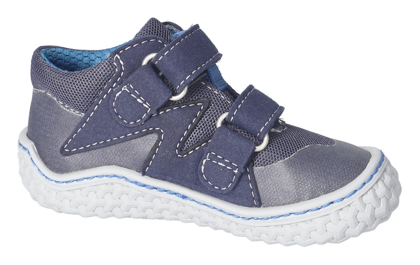 PEPINO by RICOSTA Babyschoentjes Patti WMS: gemiddeld , blote voeten schoen met klittenband en wms-systeem, maat sjabloon om te downloaden