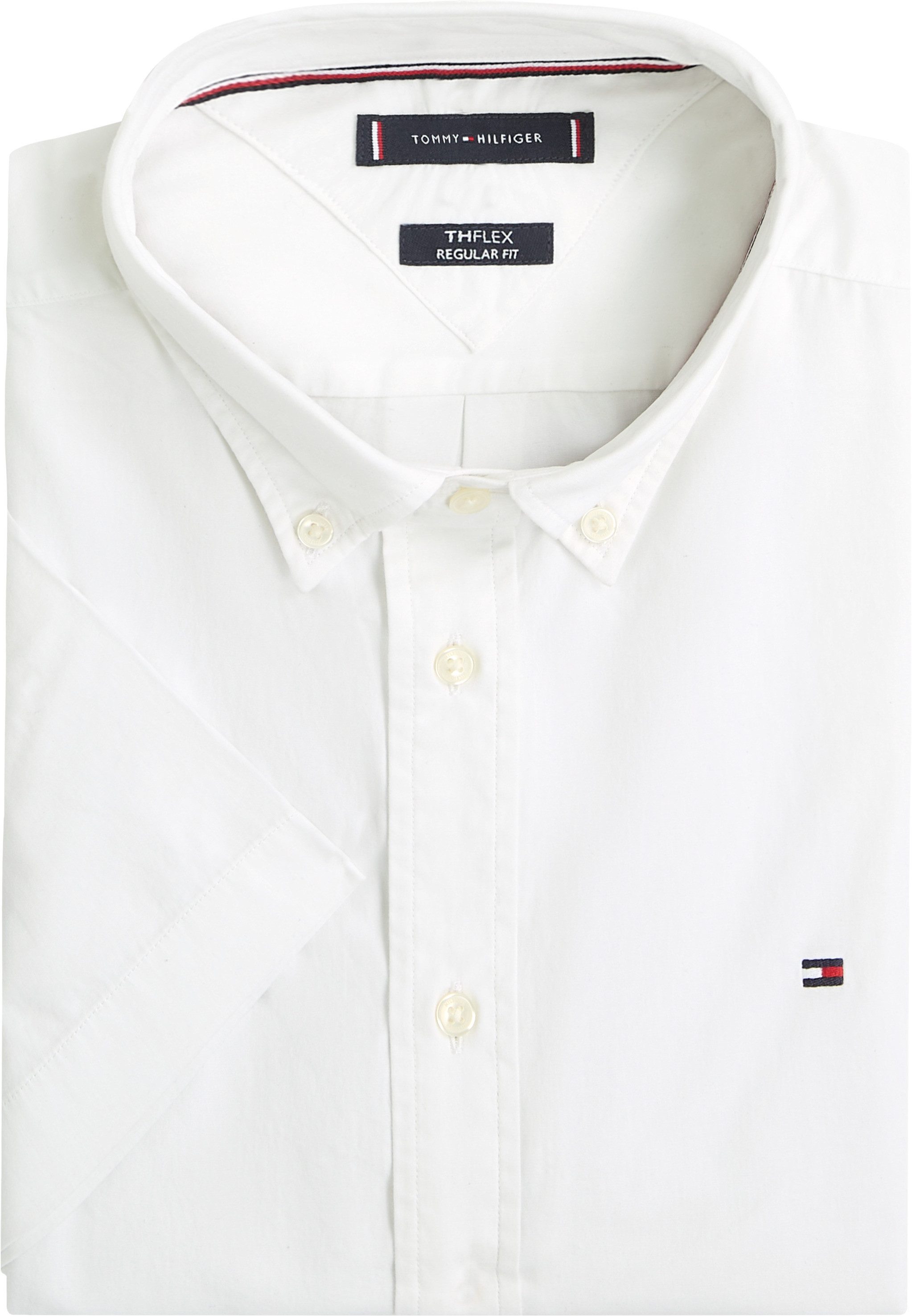 Tommy Hilfiger Overhemd met korte mouwen BT-FLEX POPLIN SOLID S/S SHIRT-B
