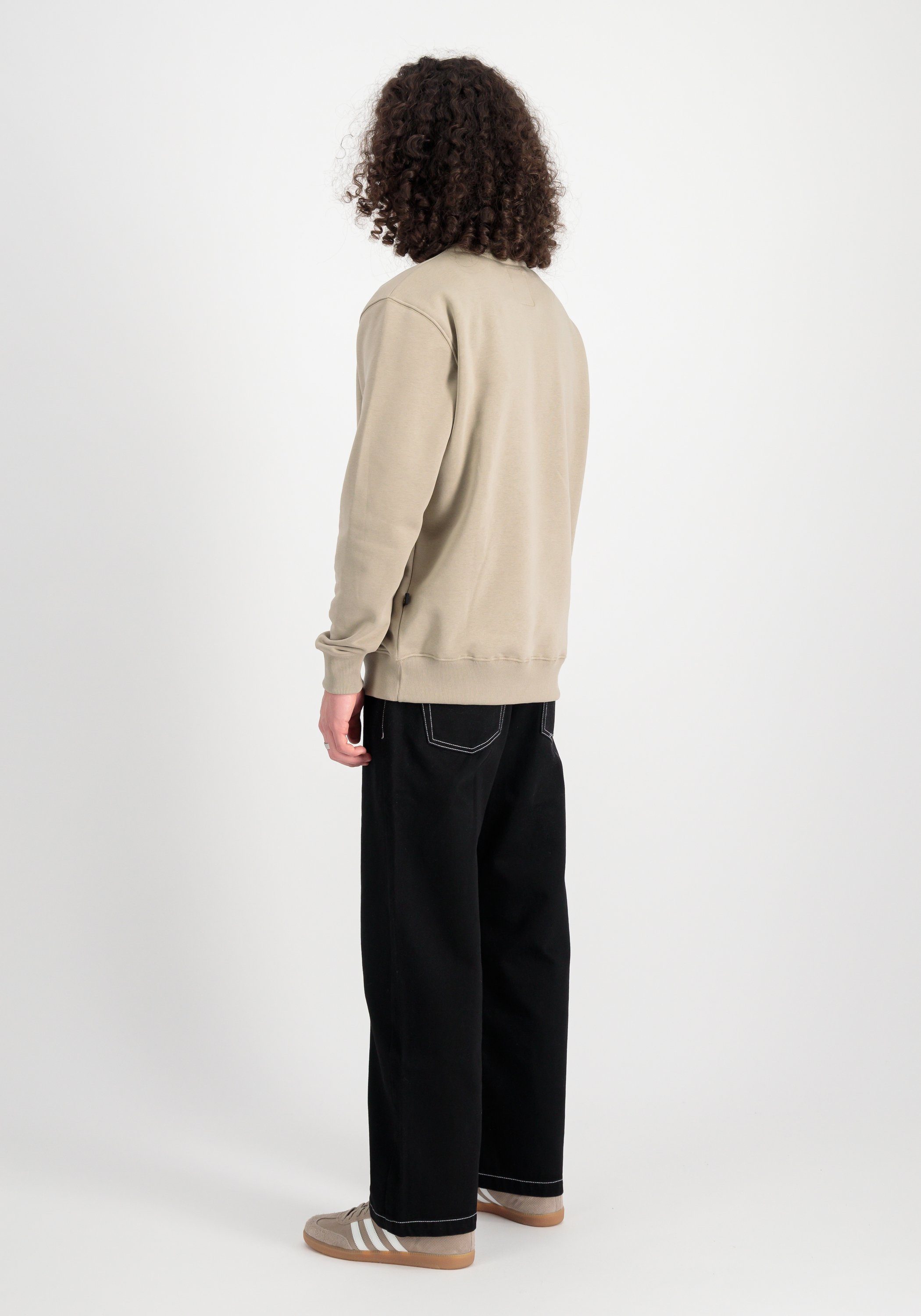 Alpha Industries Sweater ALPHA INDUSTRIES Men - Sweatshirts Basic Sweater Carbon