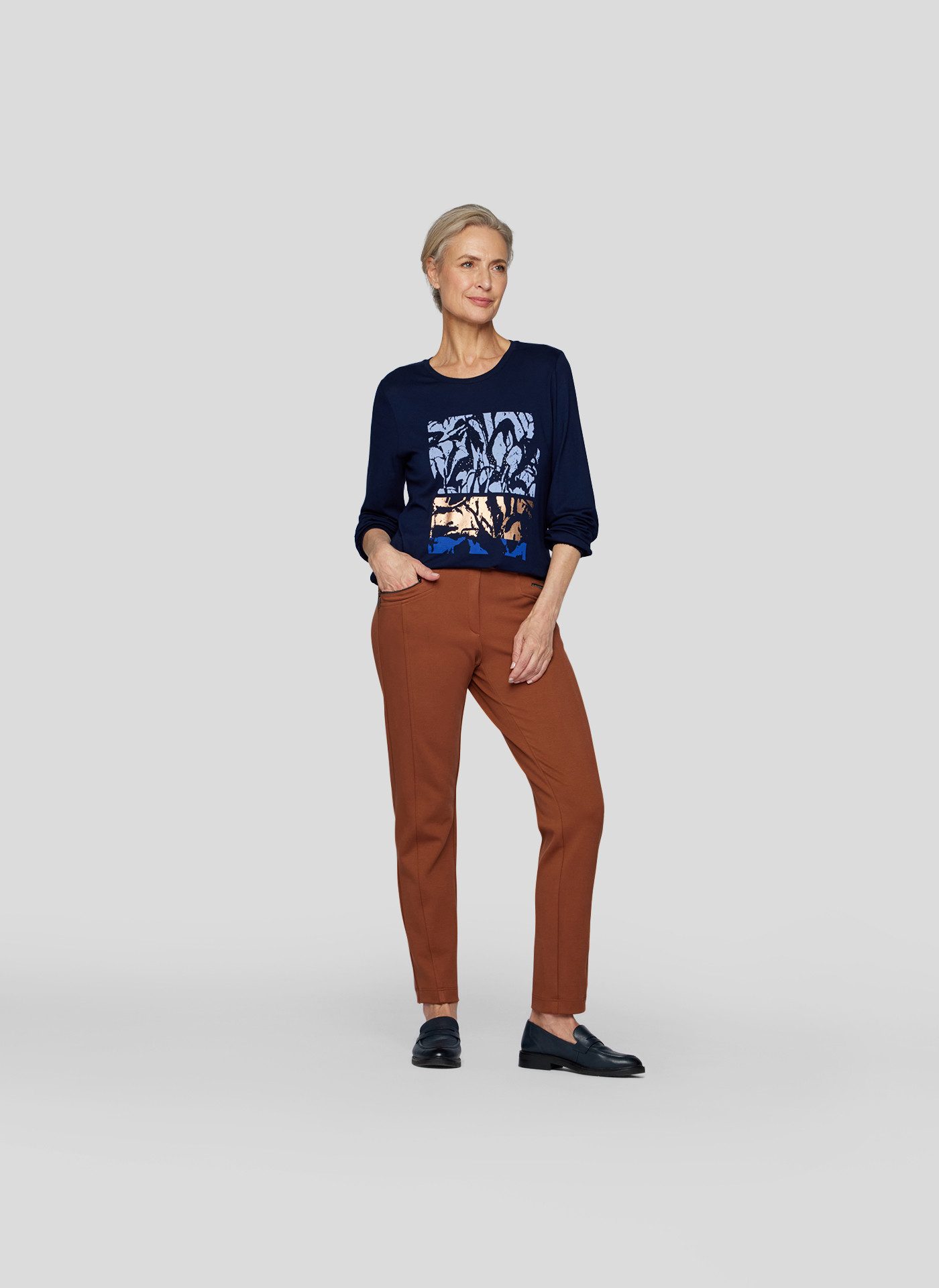 Rabe Shirt met lange mouwen met frontprint